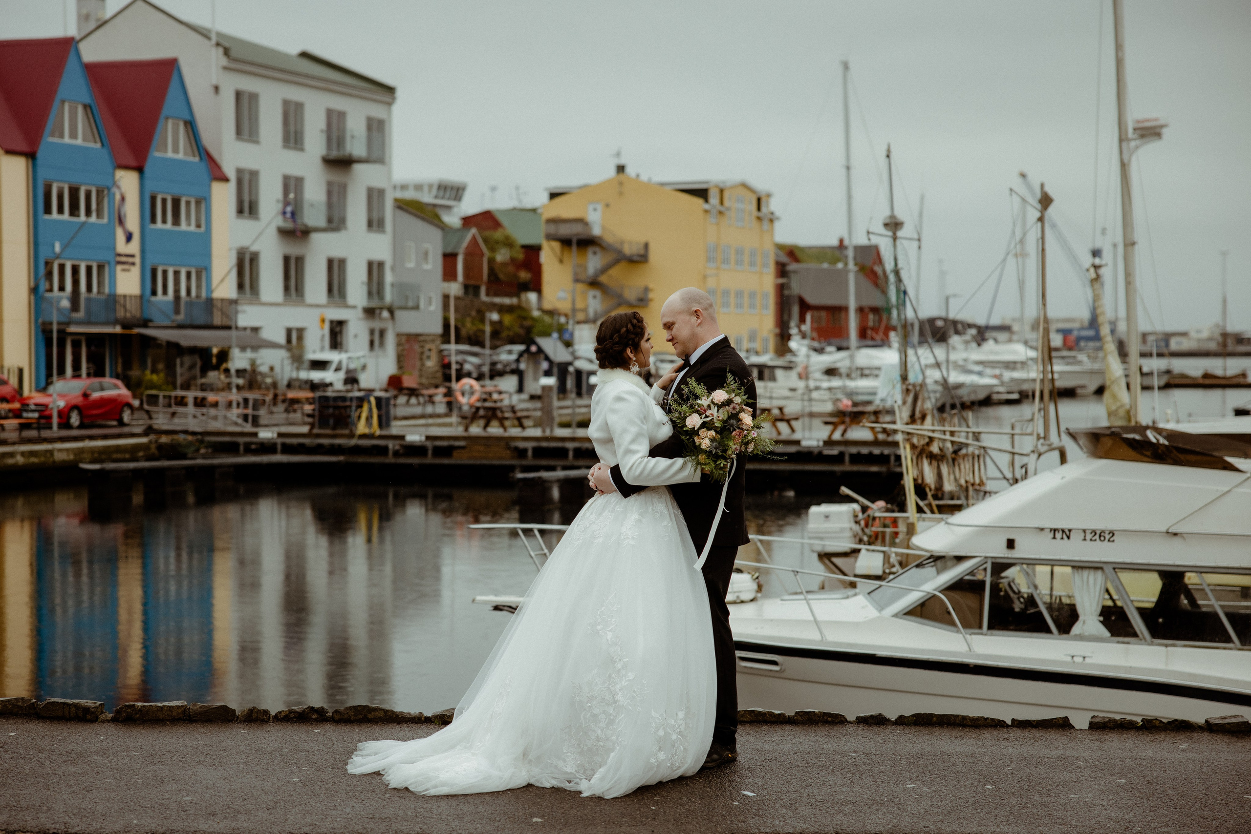 Elope at Faroe islands to celebrate 10 years anniversary. Iceland elopement photo and video | Nikolaichik Photo