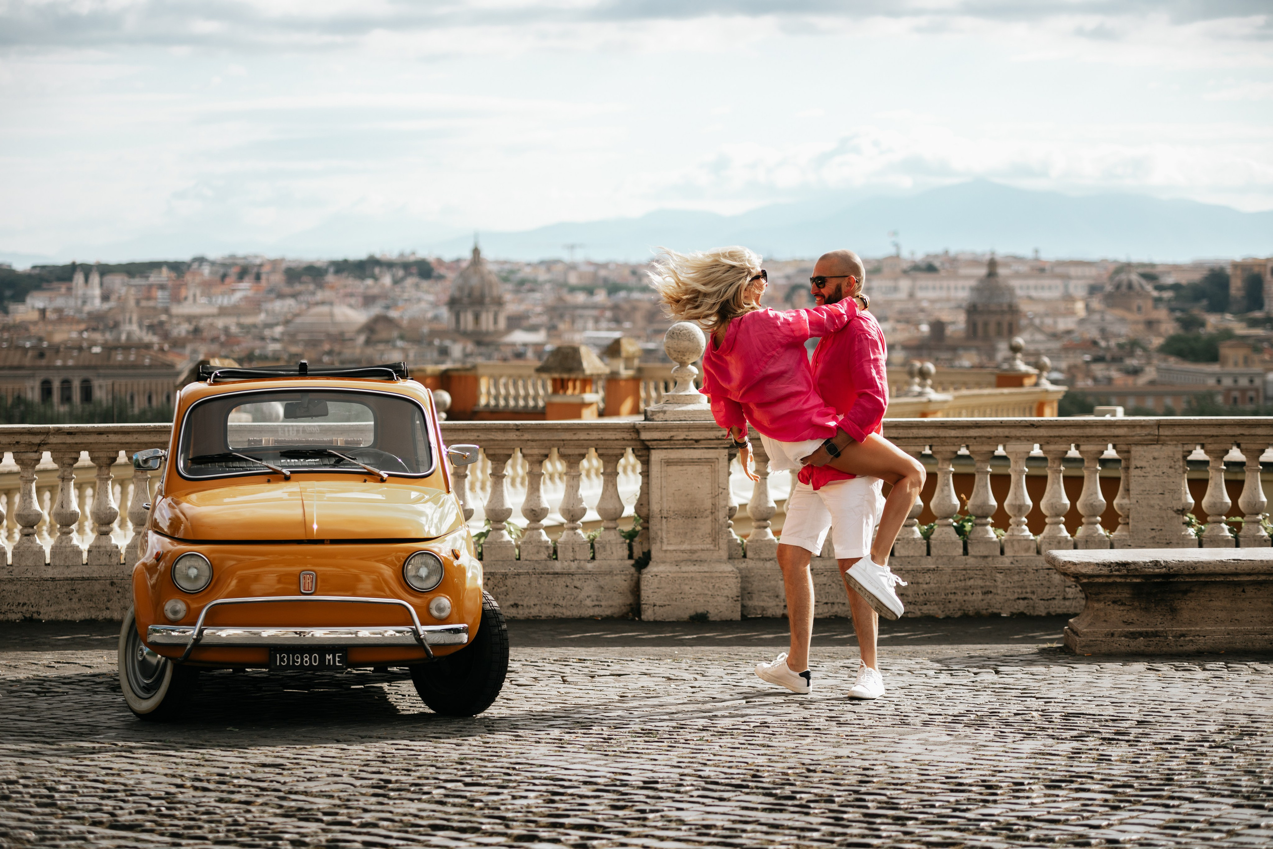 Aija & Sergej. Vacation photoshoot in Rome. Photographer in Rome