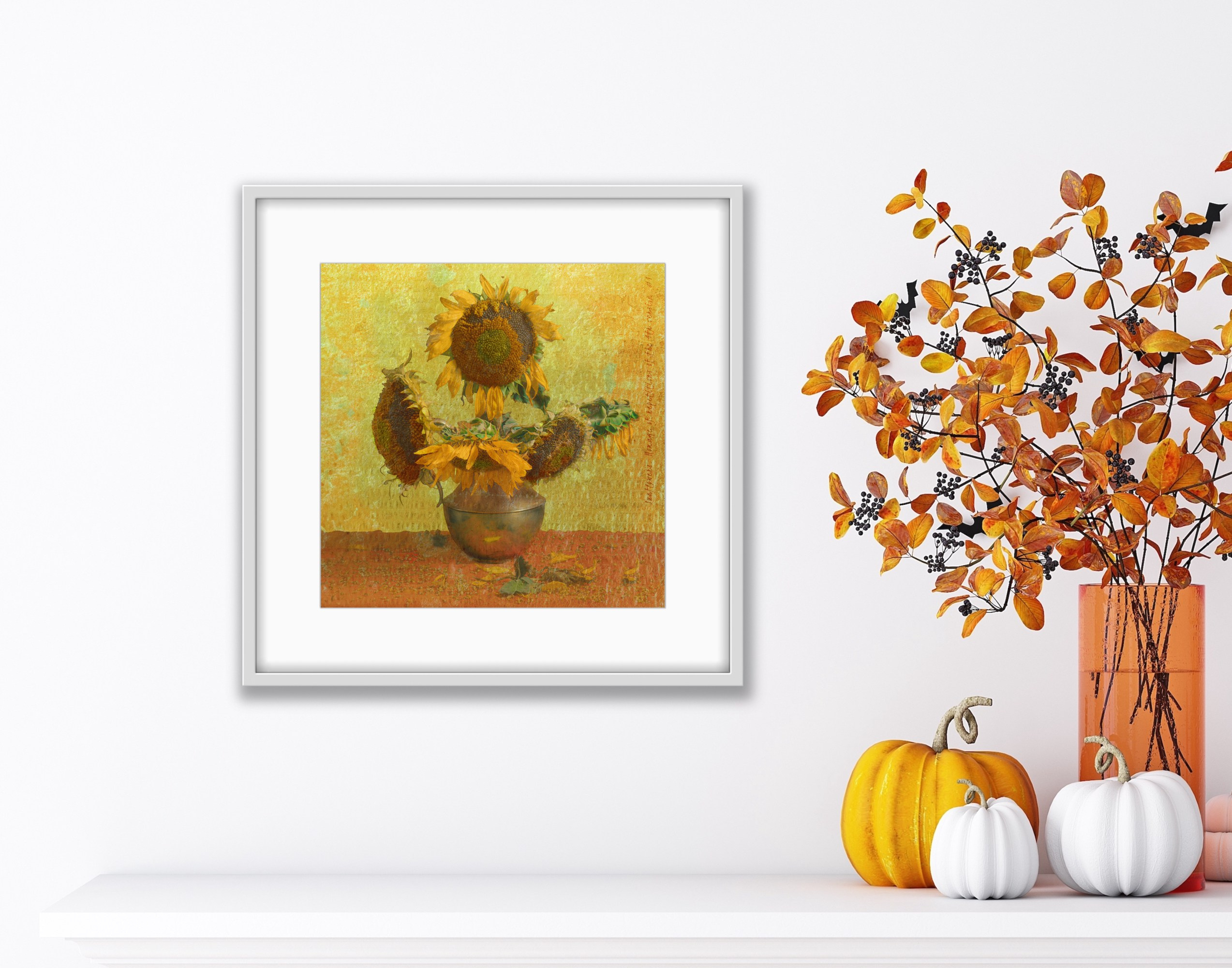 Van Gogh and the Sunflowers. Tribute. Fine art portrait. Director, Photographer and Artist in Valencia Natasha Bogomolova