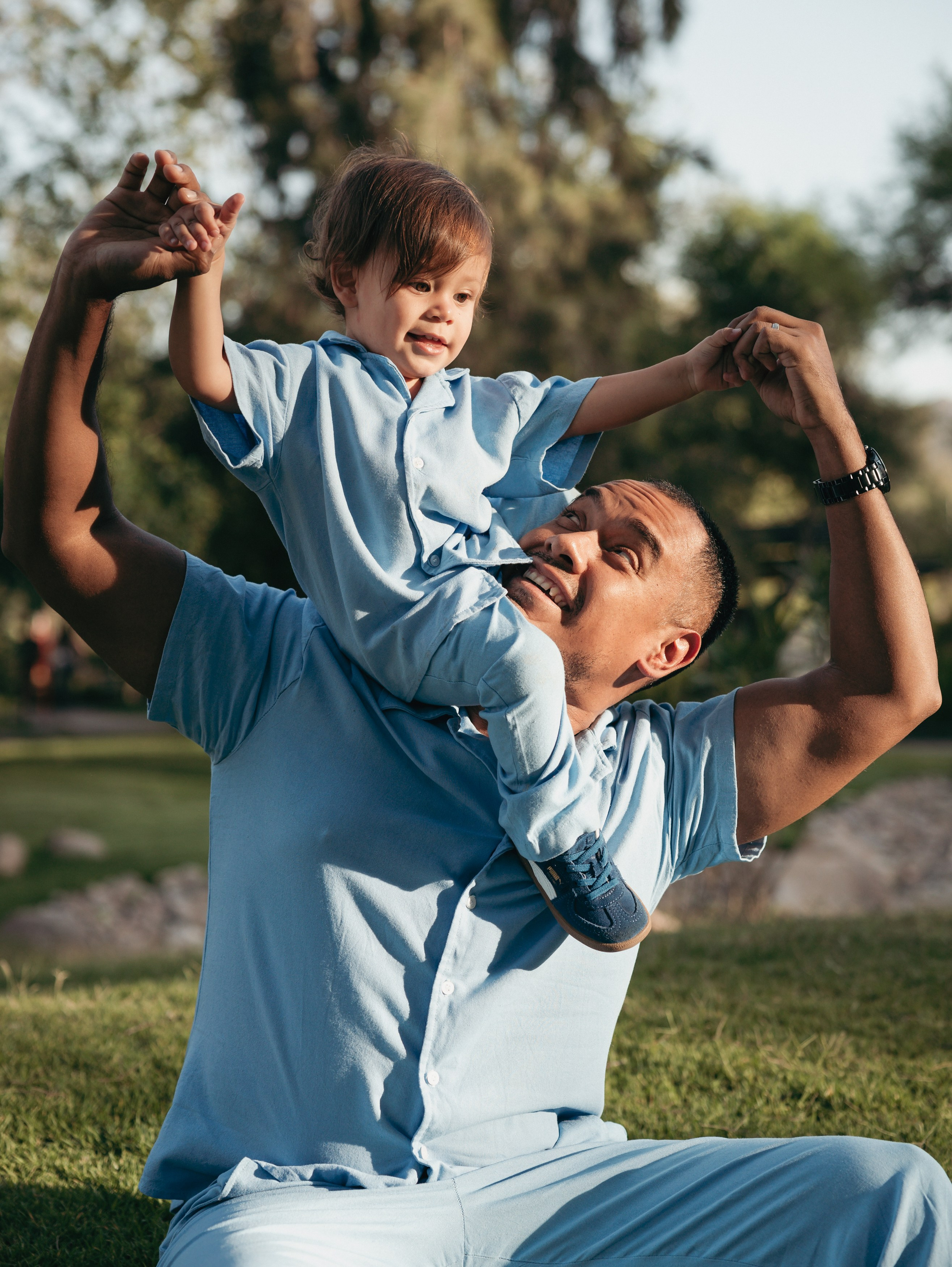 Father and Son. Lifestyle and Family Photographer in Pisek Oxana Telupilova