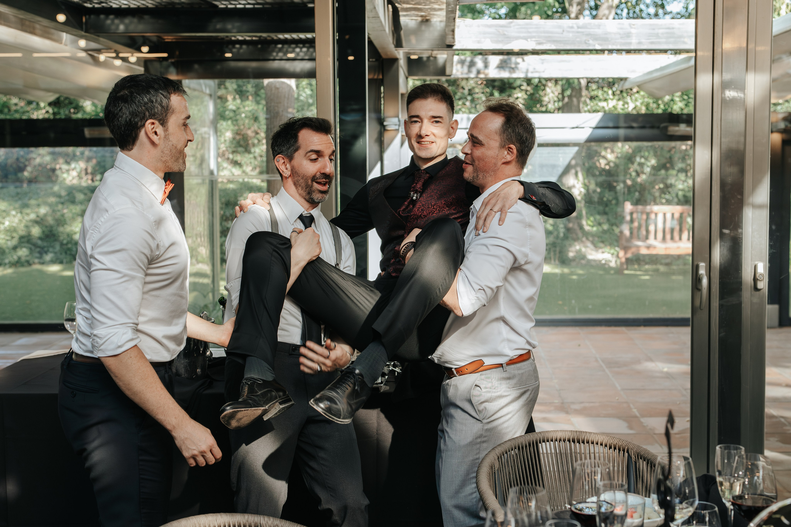 Alicia+Ruben, 04.10.2025, Ayuntamiento de Barcelona, Hotel Miramar. Fotógrafa de bodas en Cataluña