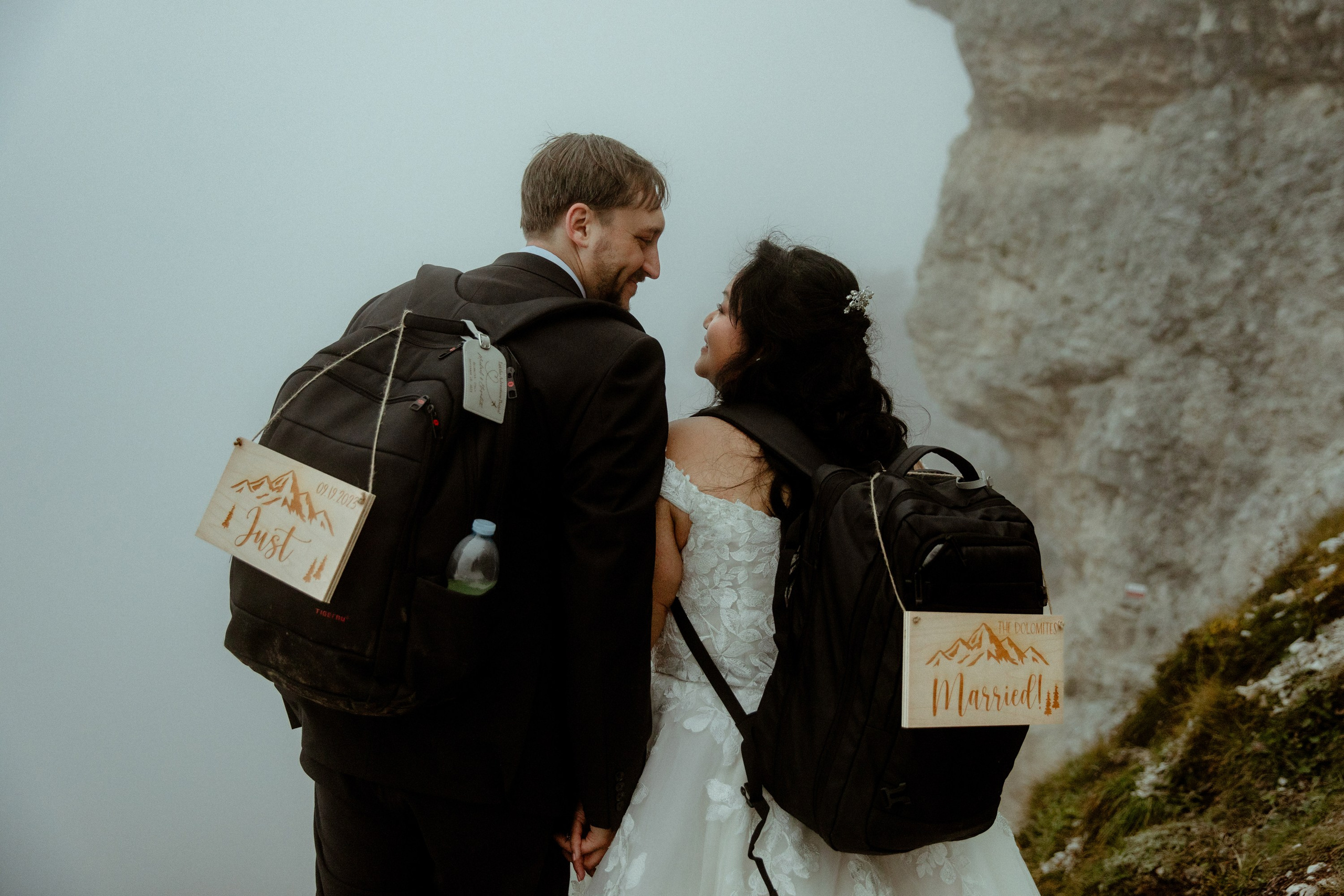 Secret Dolomites elopement at Lago di Braies & Cadini di Misurina | Best place to elope in Italy. Iceland elopement photographer & videographer