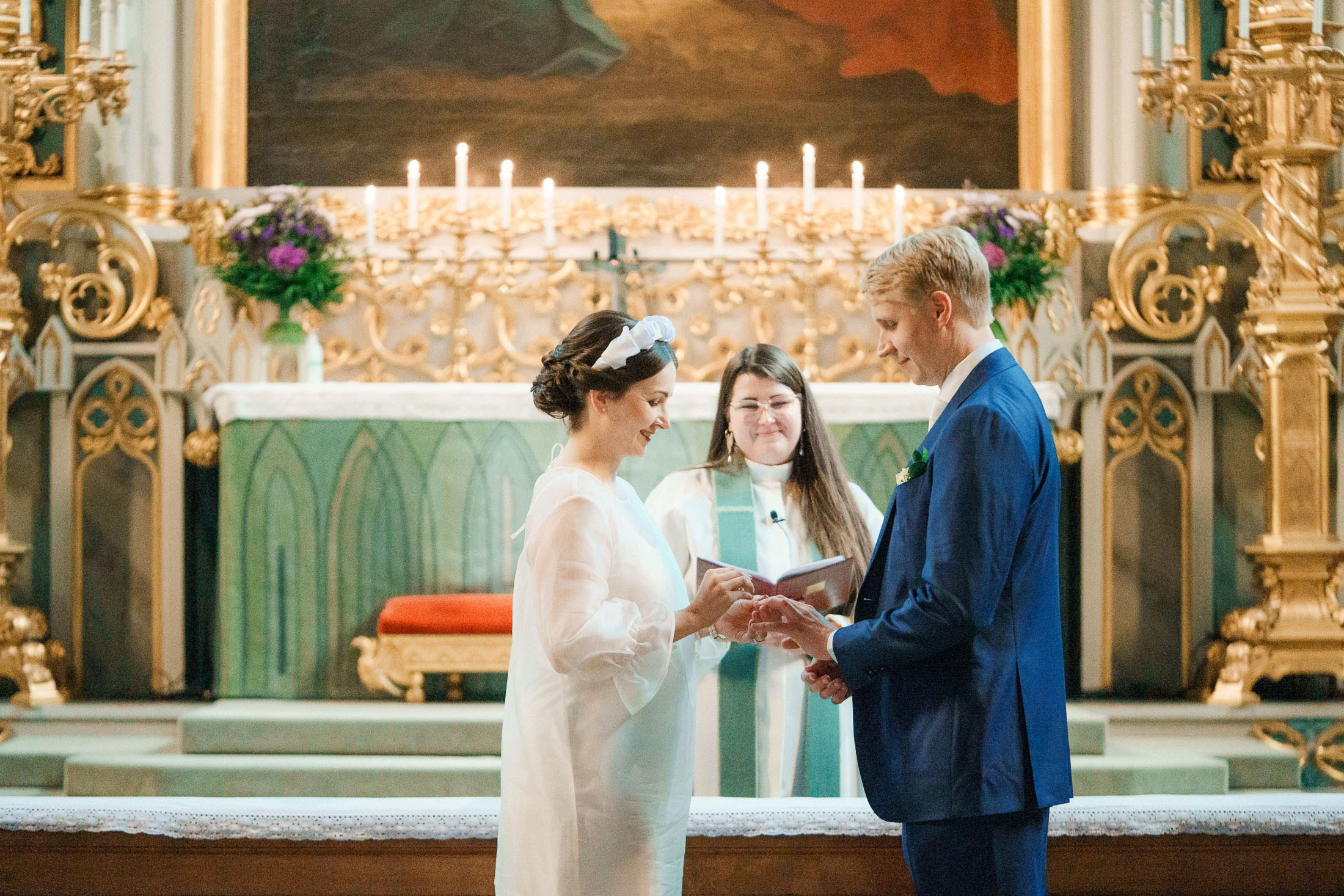 A&C, hääkuvaus Turun tuomiokirkko