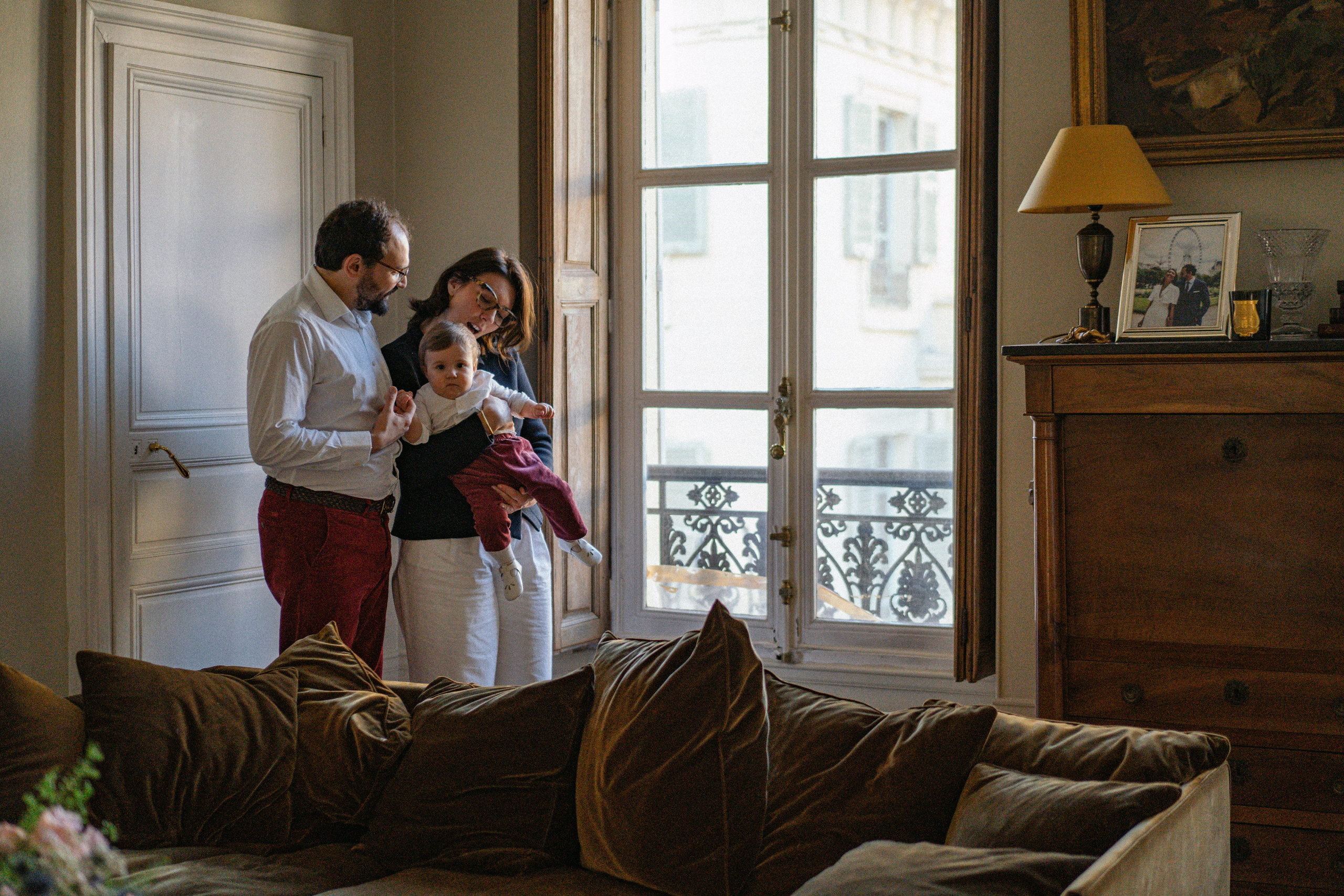 Домашняя семейная съемка в Париже. Photographe lifestyle à Paris