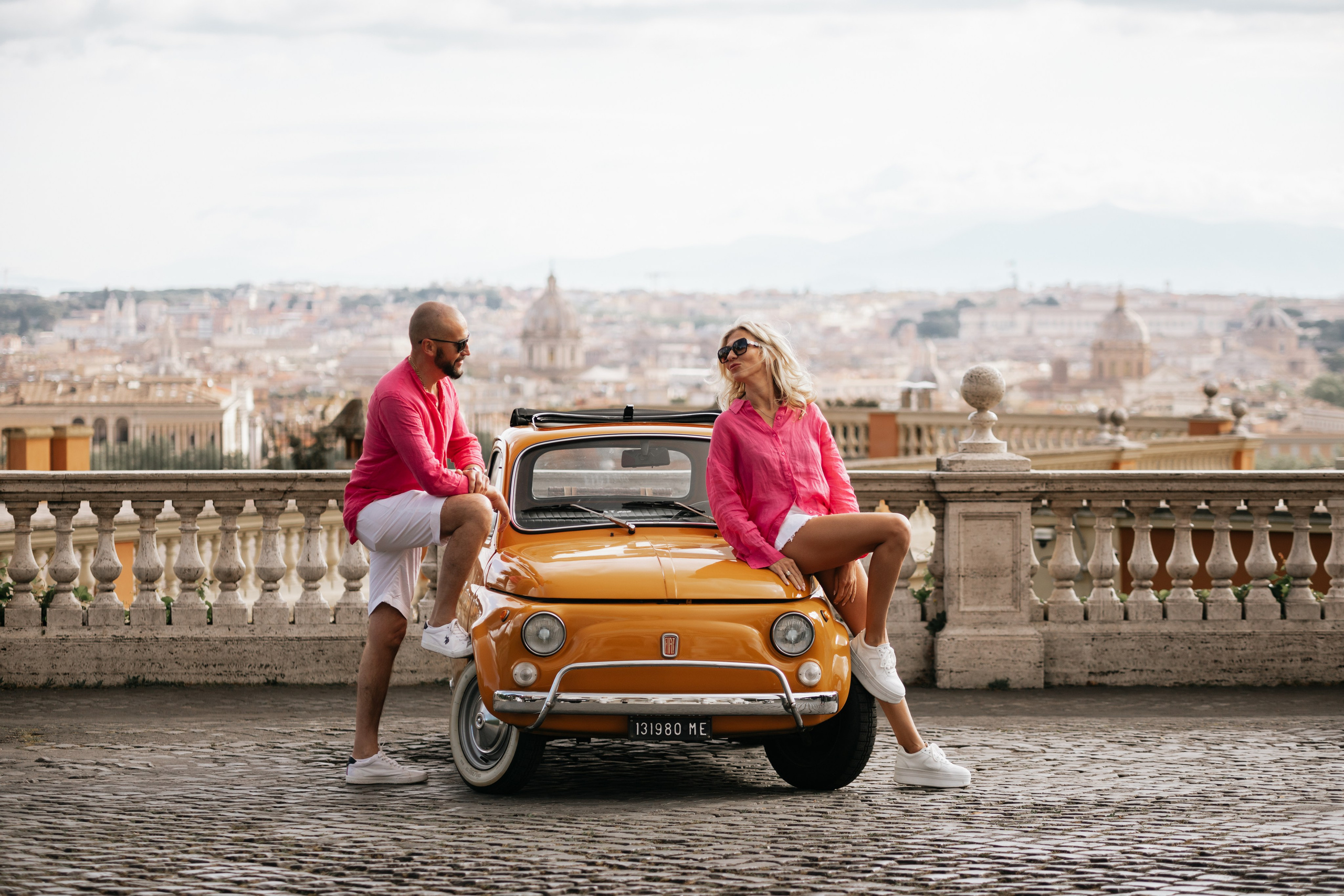 Aija & Sergej. Vacation photoshoot in Rome. Photographer in Rome