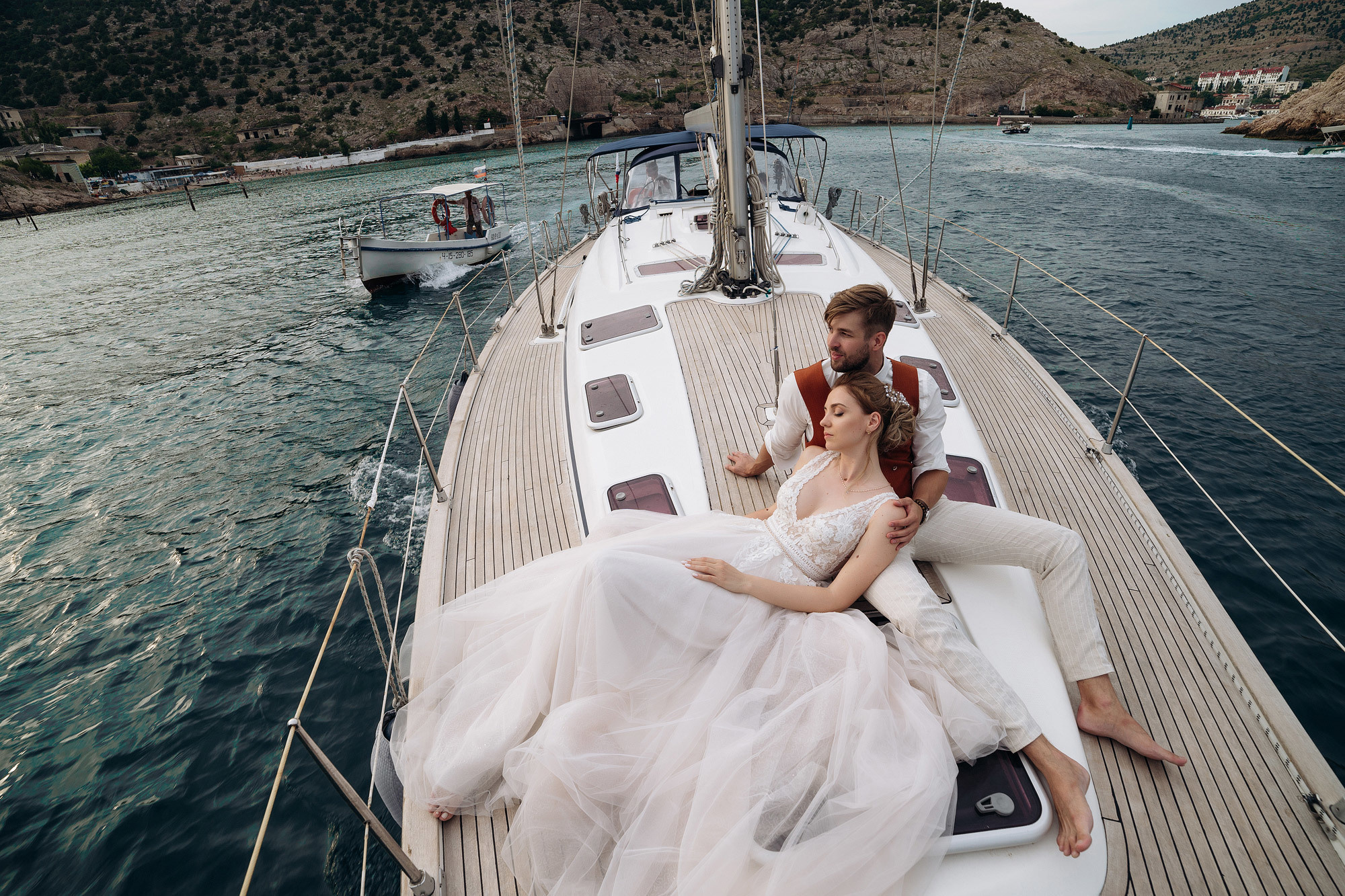 Yacht story. Wedding photograper — Alex Popov photography Germany, Switzerland, Italy, France. Based in Stuttgart