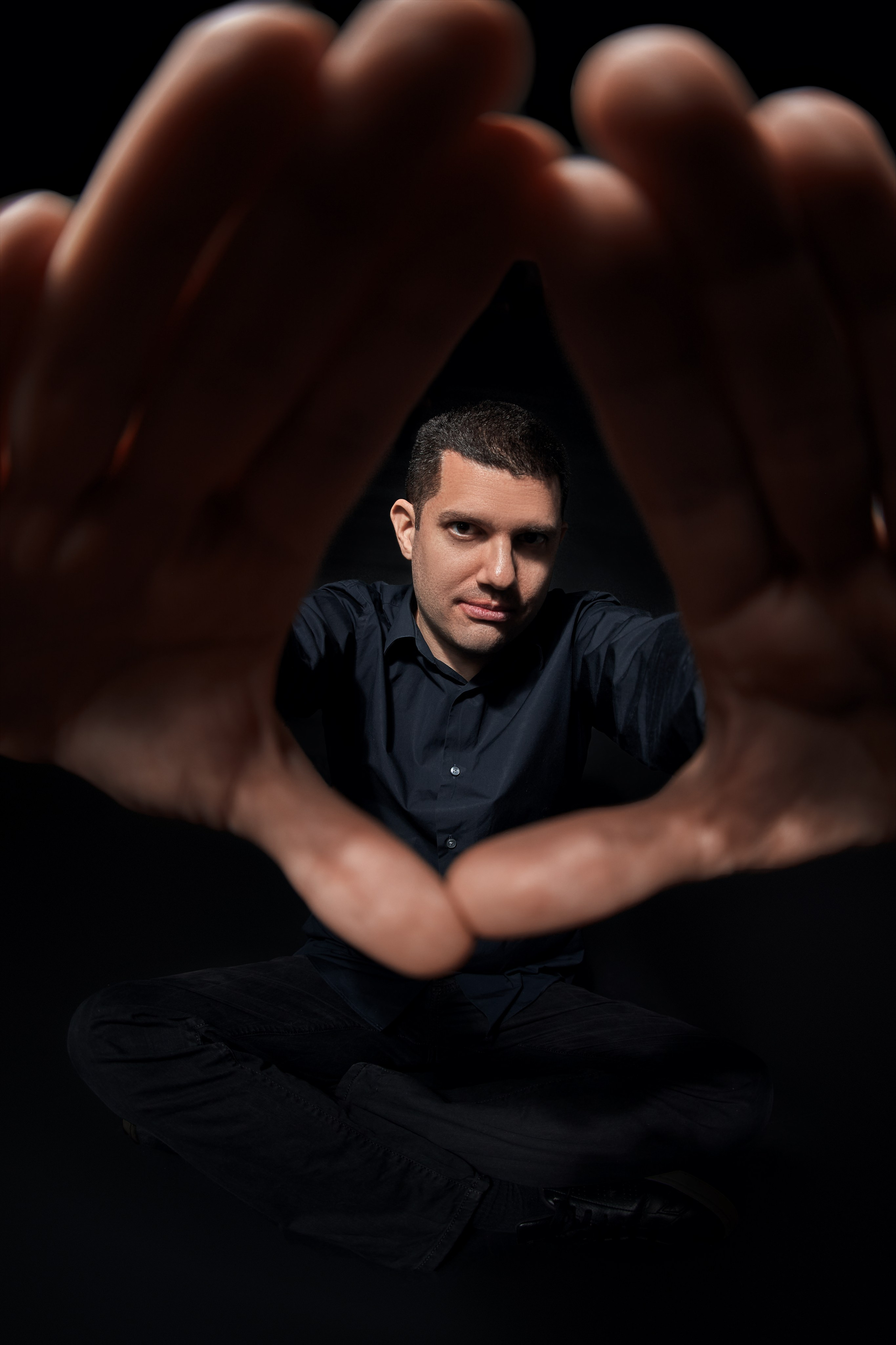 Studio-Shooting. Portraitfotografin Natalia Calcagnile