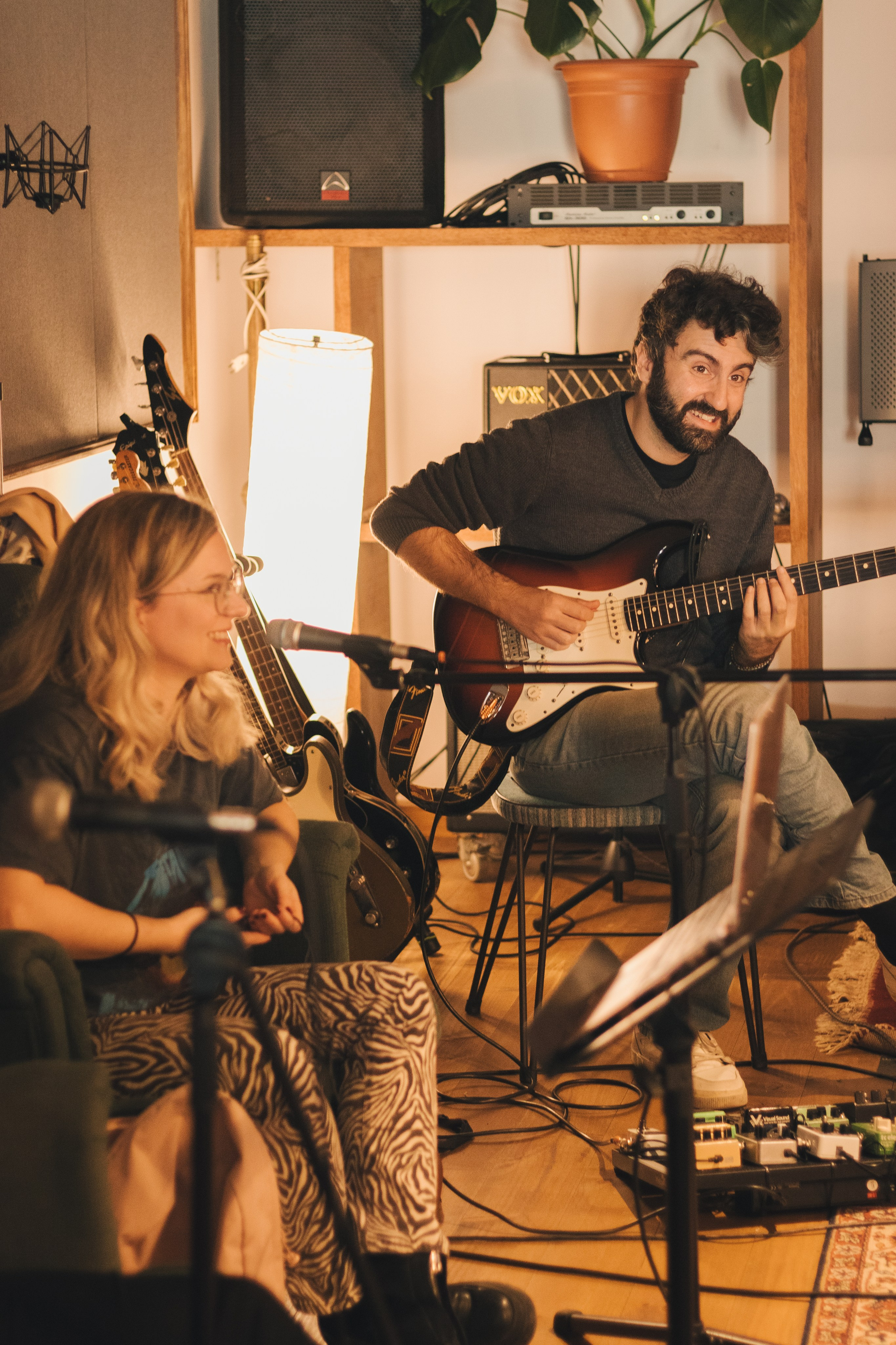 A-Team, studio rehearsals. Alexandra Uzianova — photo and video content in Barcelona