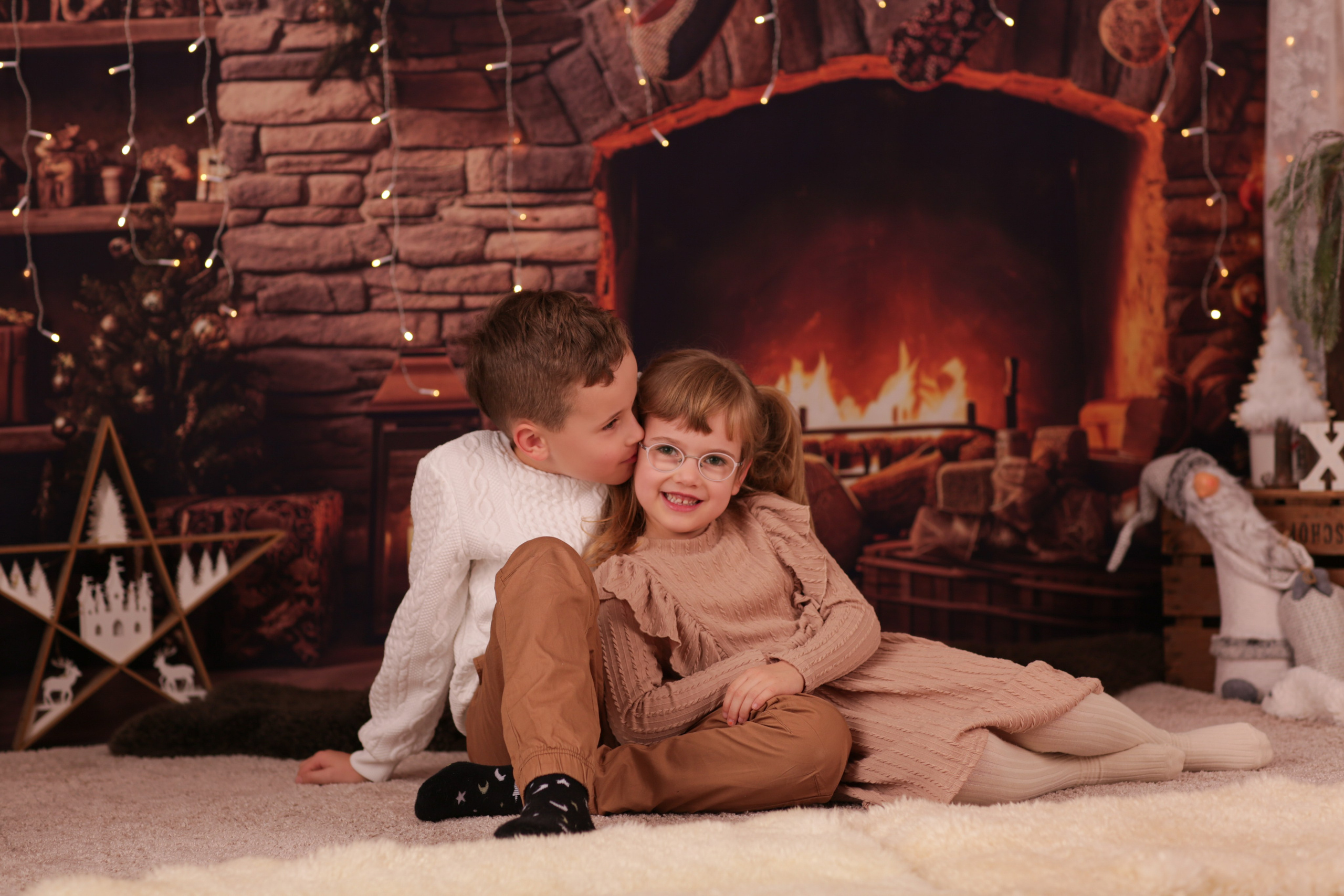 Weihnachtsshooting. Neugeborenen, Familien, Geschwister Fotografin aus Delmenhorst