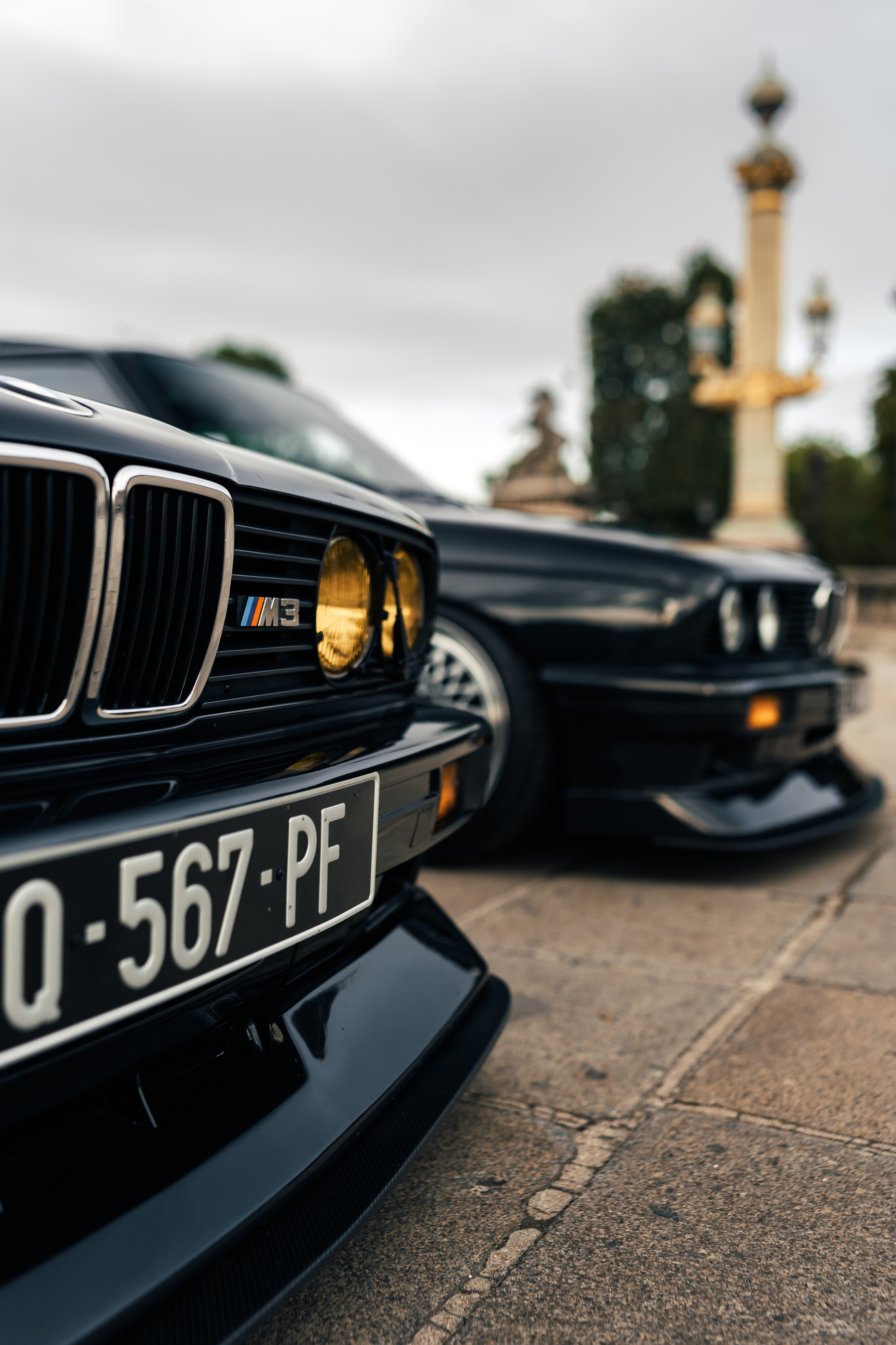 Two BMW M3 E30. Photographe de voitures à Paris — Vitalii Motruk