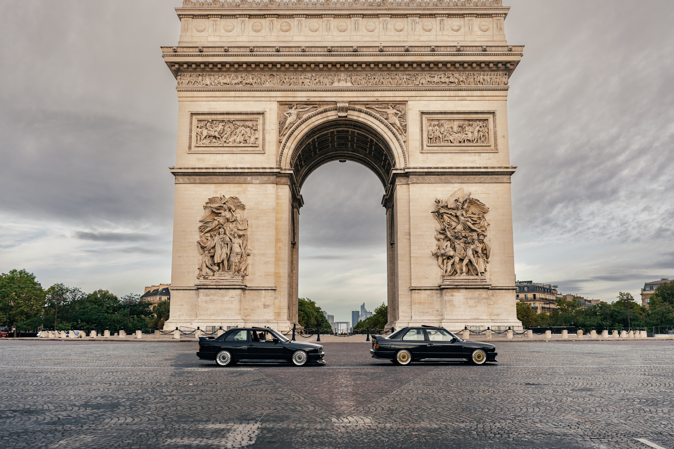 Two BMW M3 E30. Photographe de voitures à Paris — Vitalii Motruk