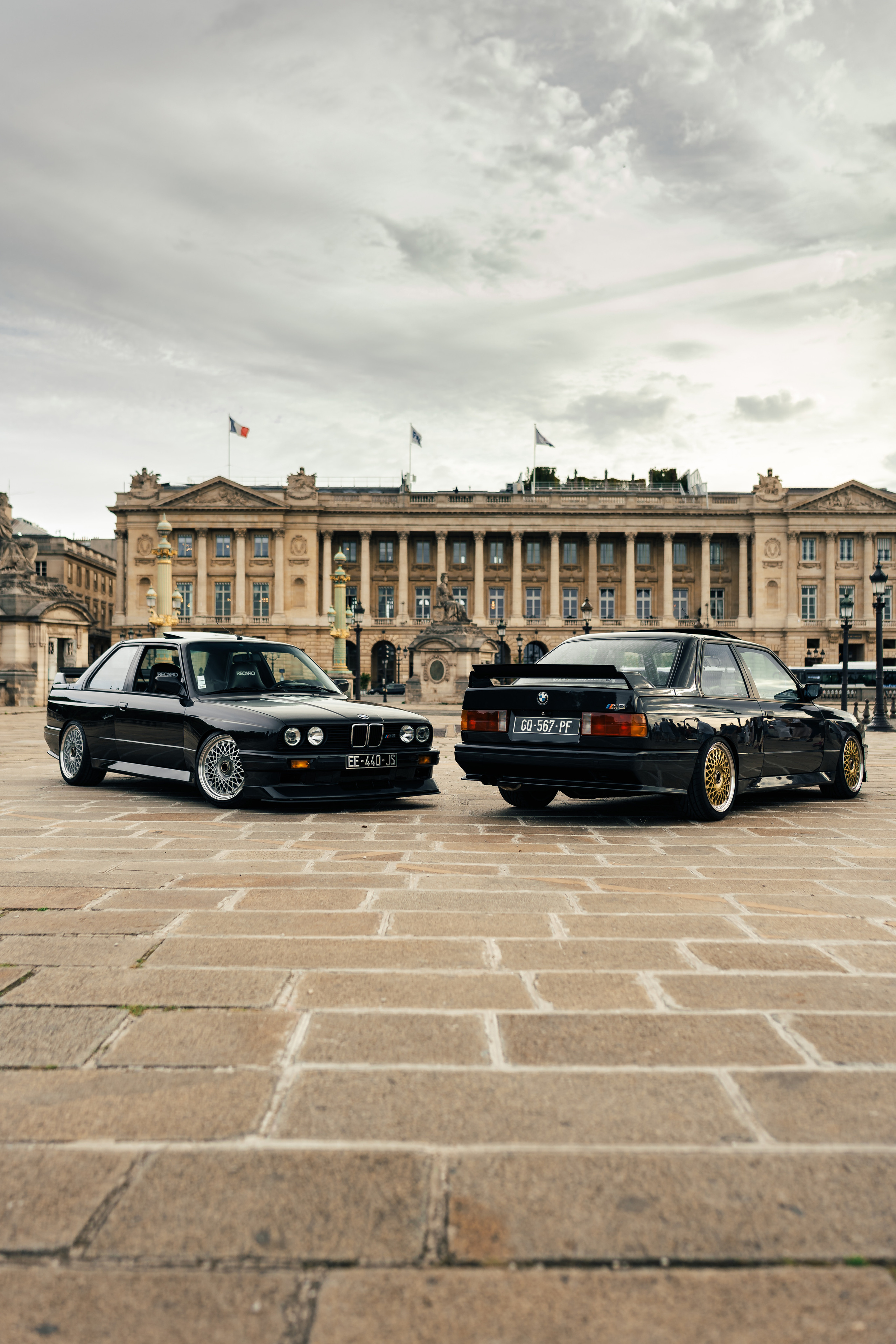 Two BMW M3 E30. Photographe de voitures à Paris — Vitalii Motruk