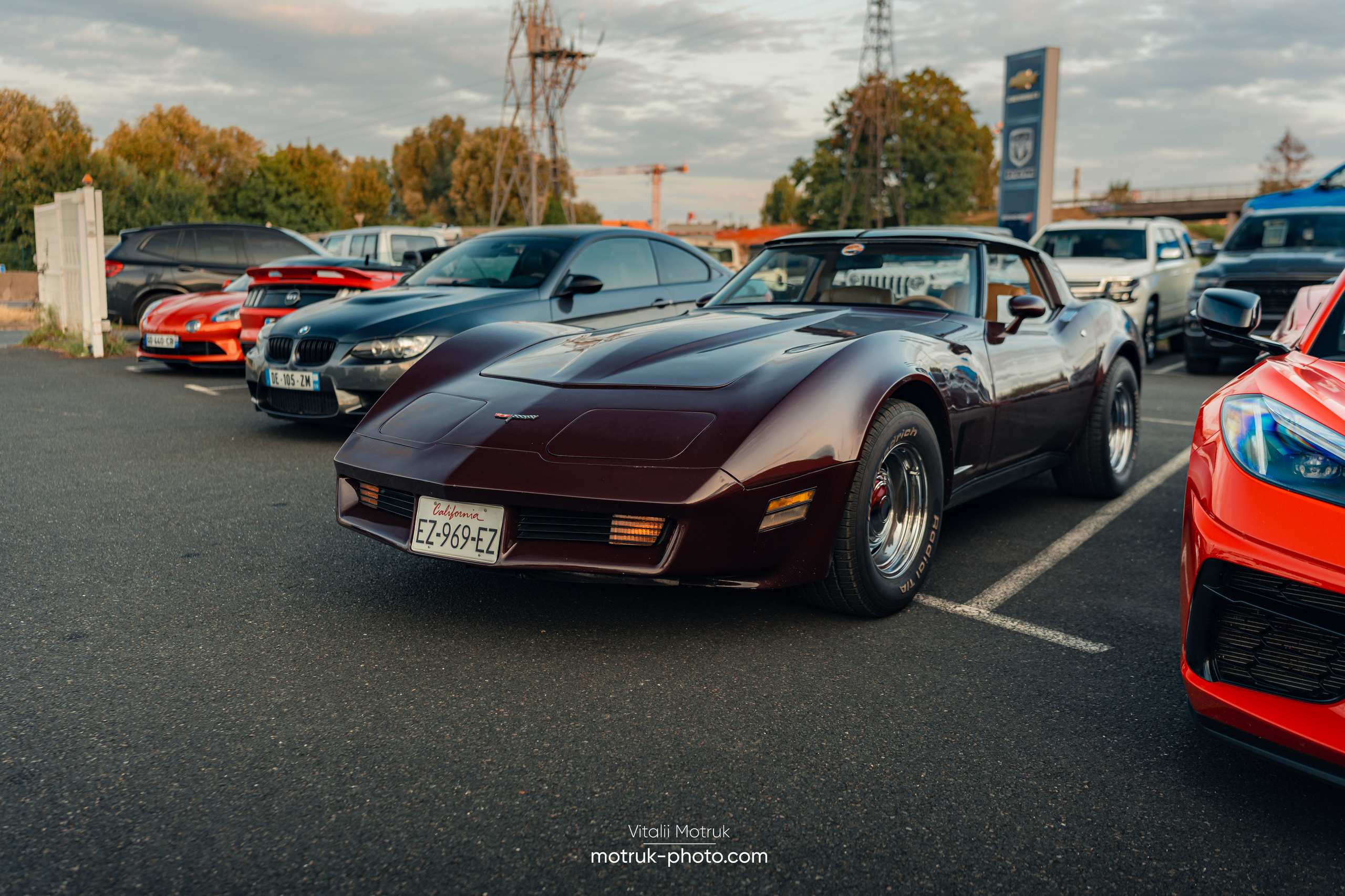 Rassemblement Passion Automobiles. Photographe de voitures à Paris — Vitalii Motruk