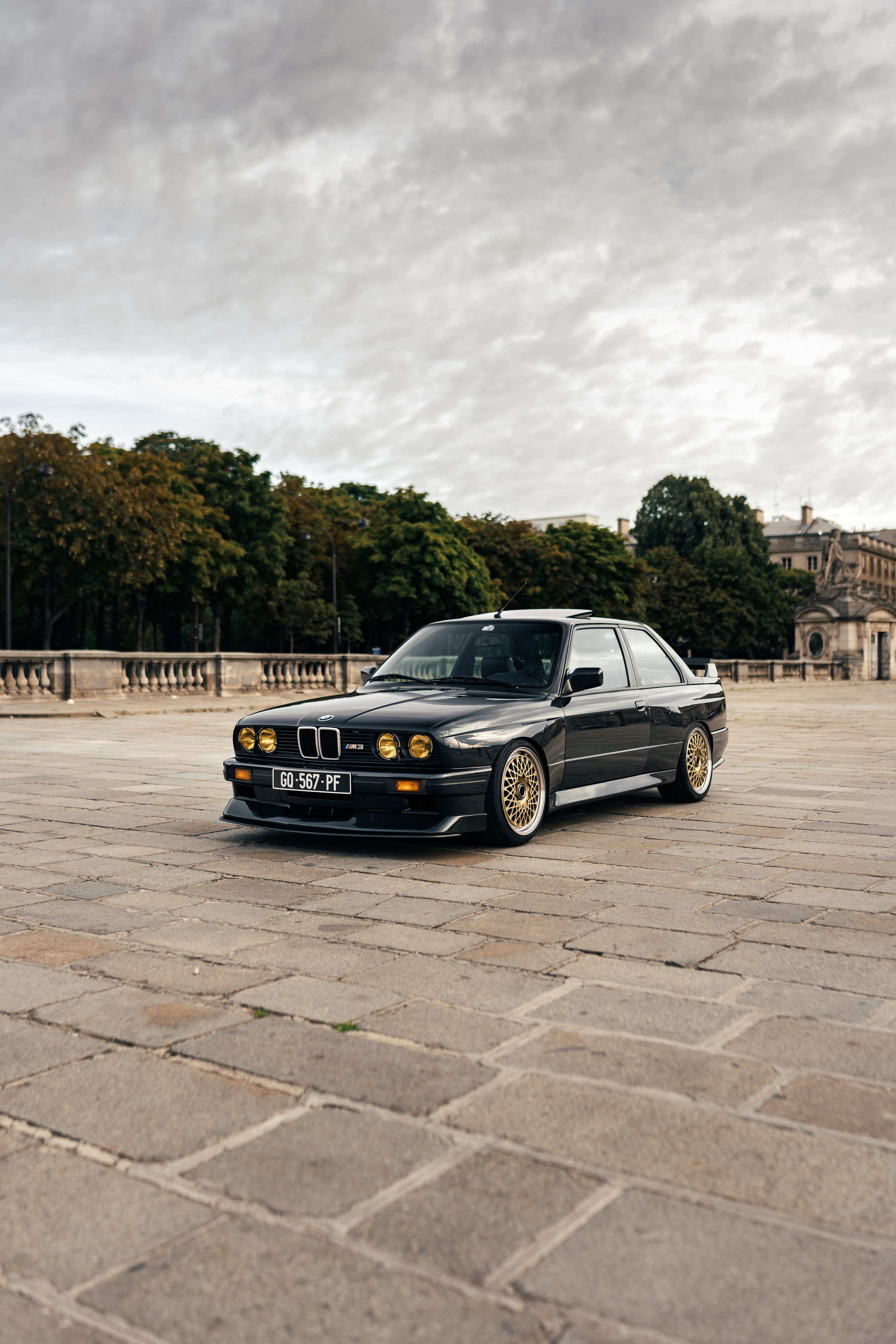 Two BMW M3 E30. Photographe de voitures à Paris — Vitalii Motruk