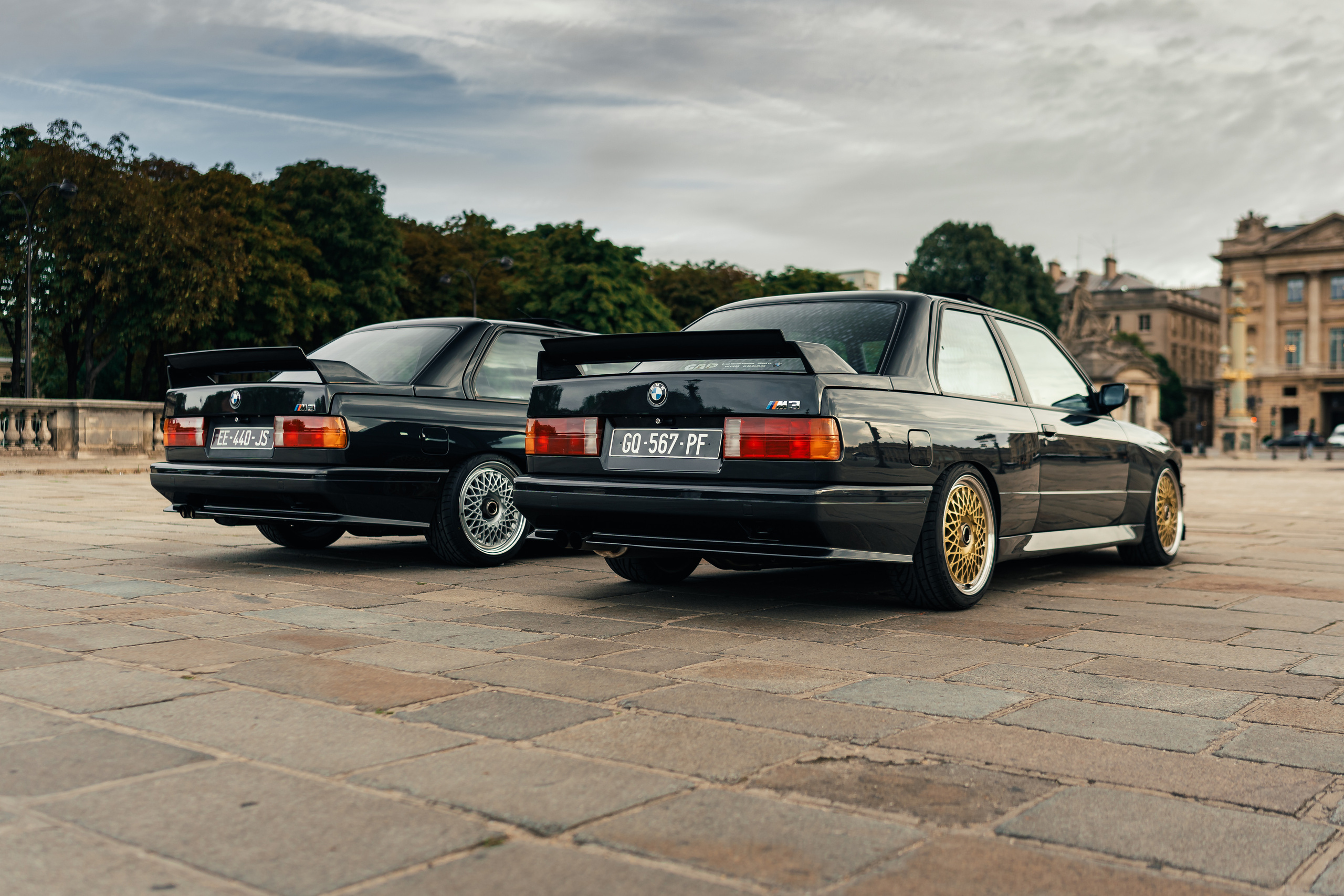 Two BMW M3 E30. Photographe de voitures à Paris — Vitalii Motruk