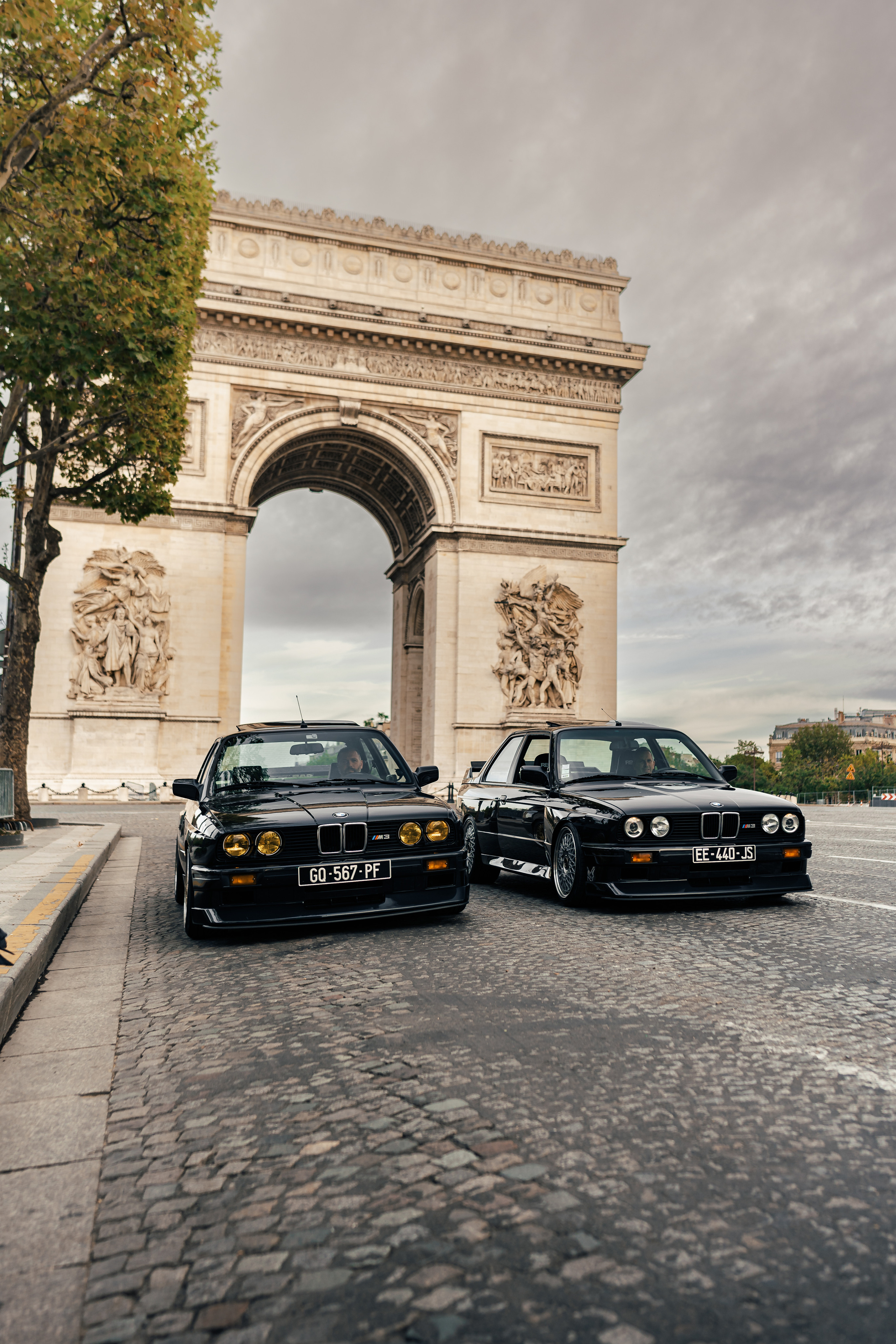 Two BMW M3 E30. Photographe de voitures à Paris — Vitalii Motruk