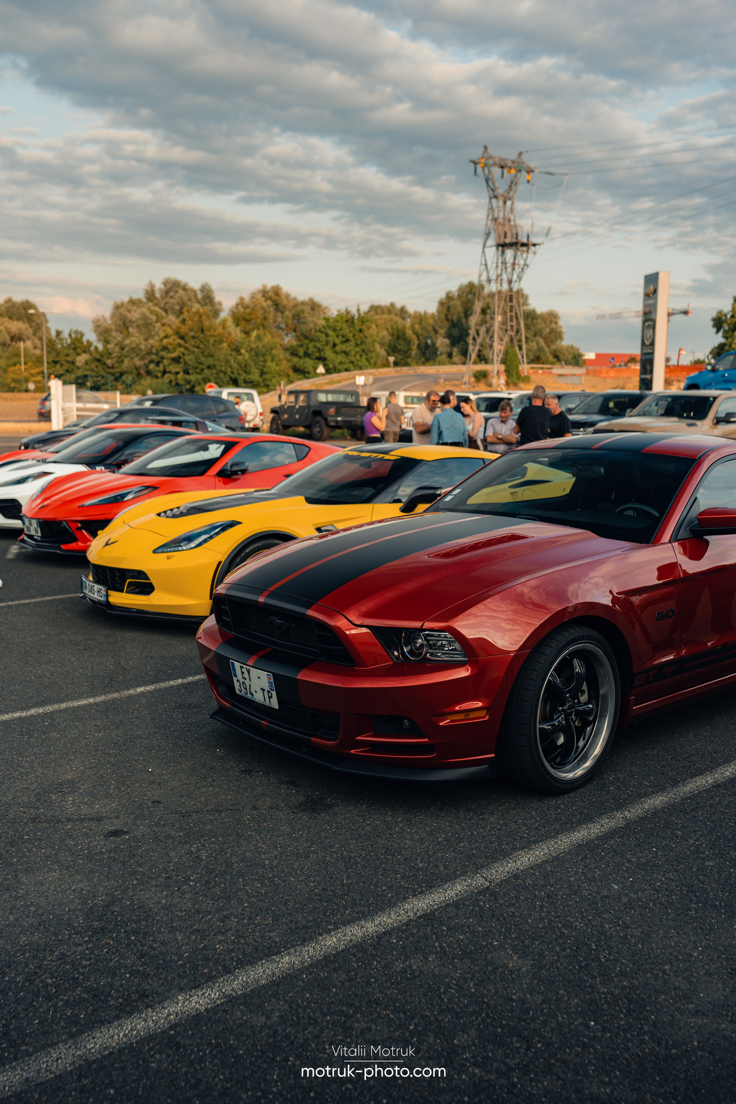 Rassemblement Passion Automobiles. Photographe de voitures à Paris — Vitalii Motruk