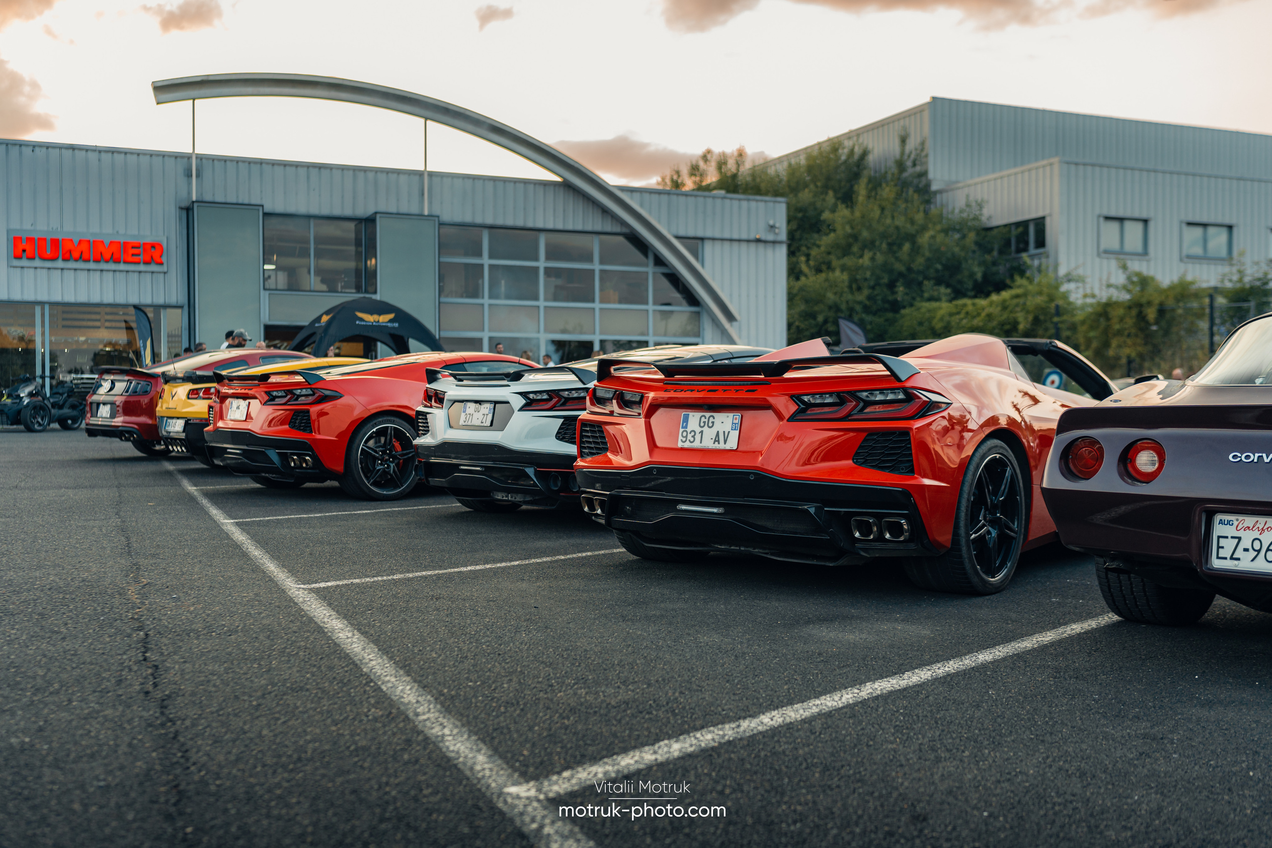 Rassemblement Passion Automobiles. Photographe de voitures à Paris — Vitalii Motruk