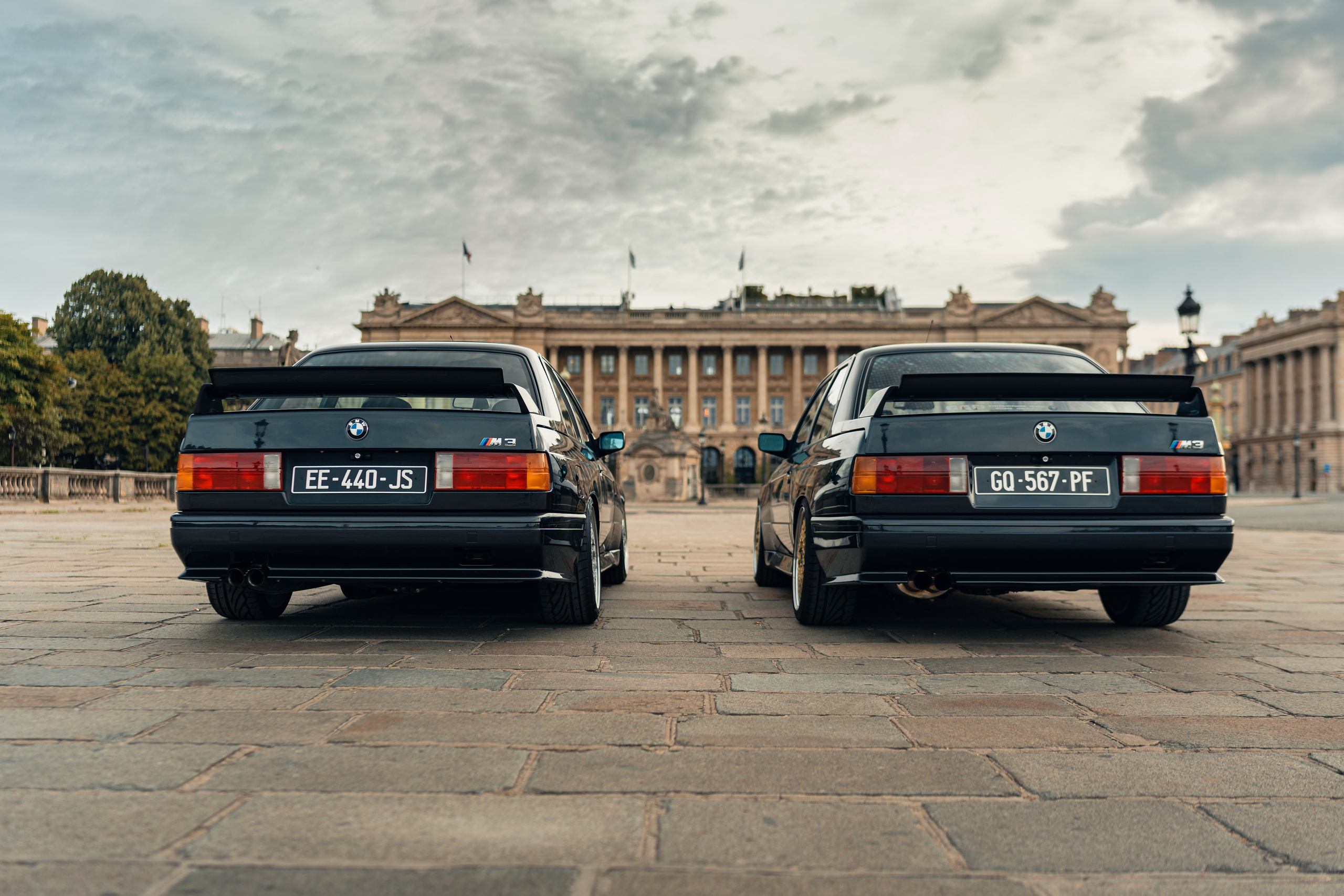 Two BMW M3 E30. Photographe de voitures à Paris — Vitalii Motruk