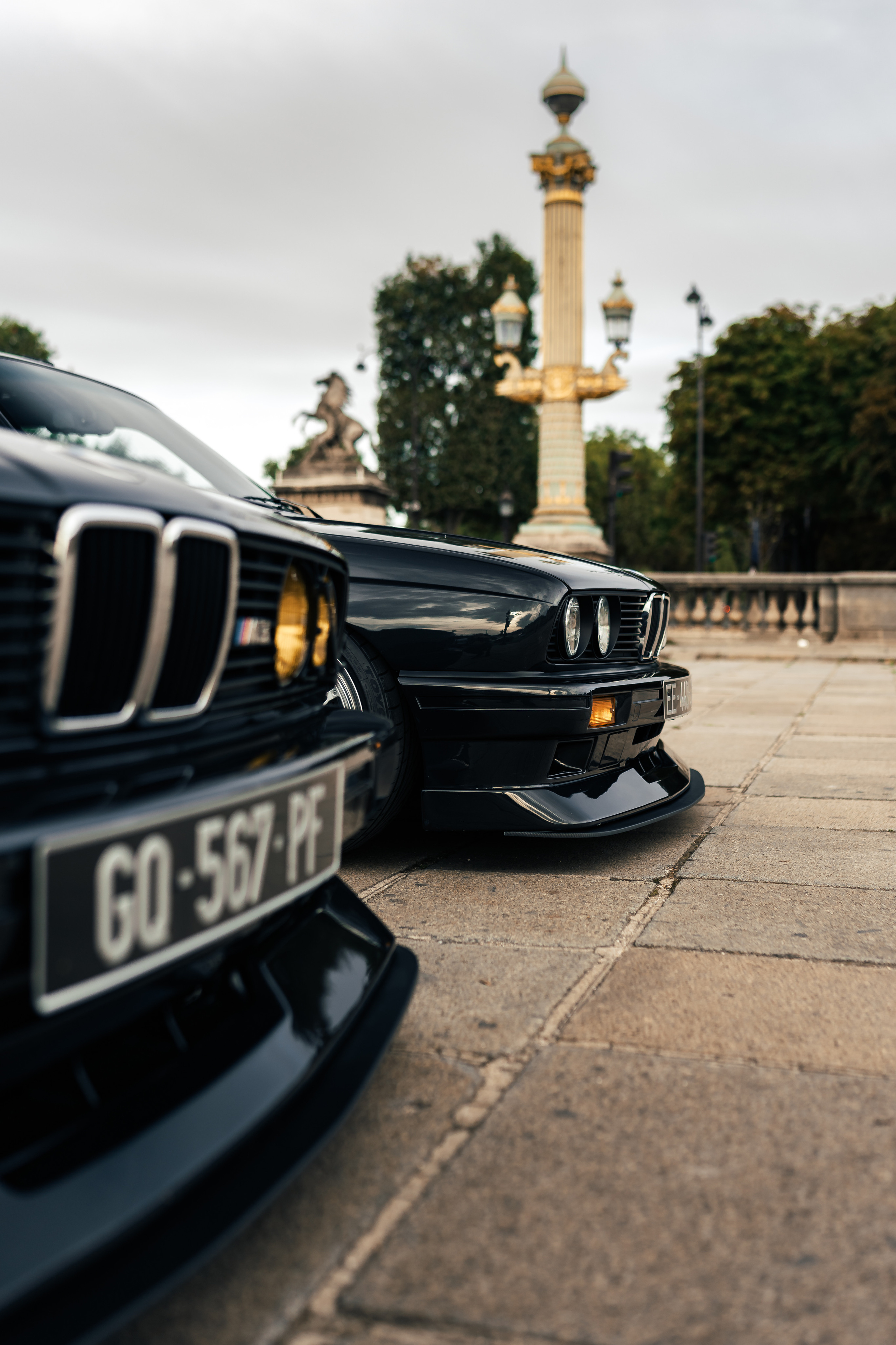 Two BMW M3 E30. Photographe de voitures à Paris — Vitalii Motruk