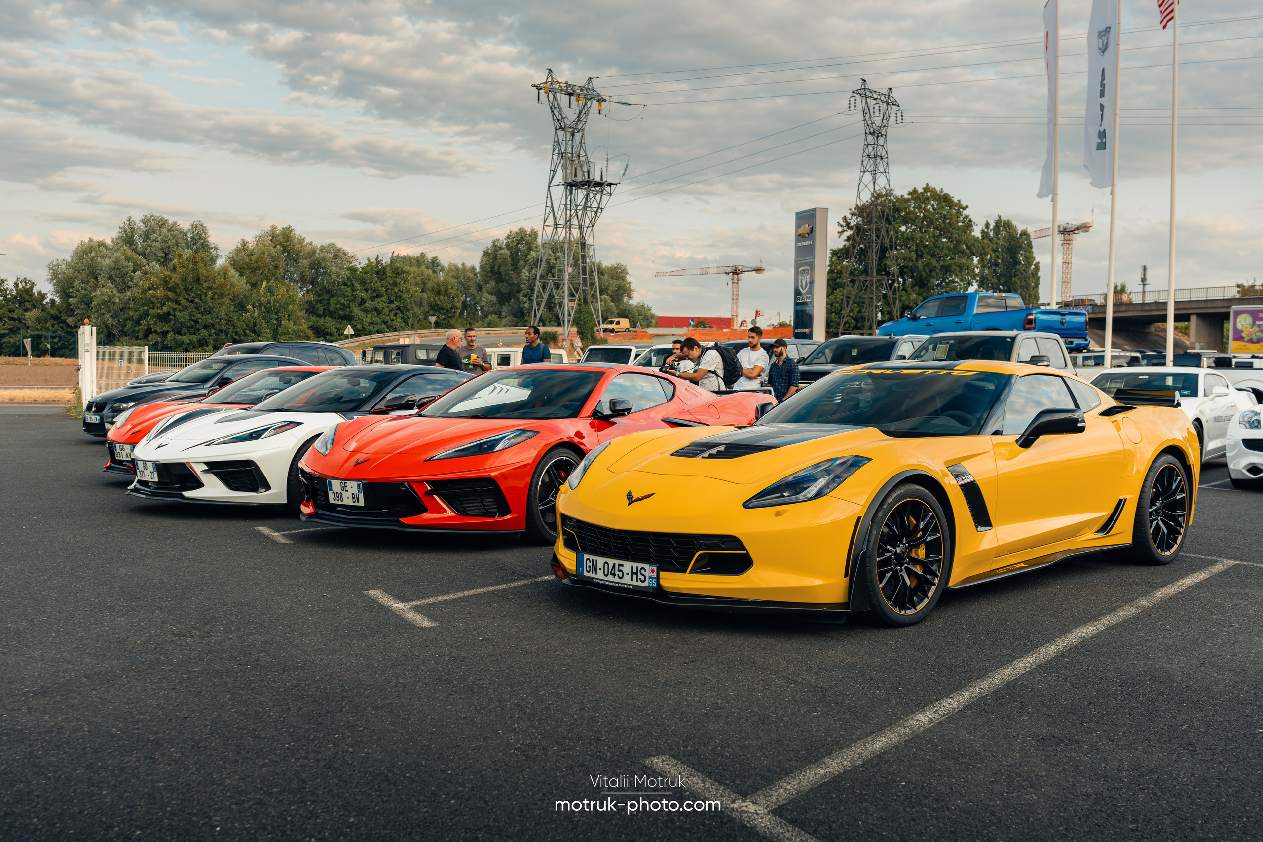 Rassemblement Passion Automobiles. Photographe de voitures à Paris — Vitalii Motruk