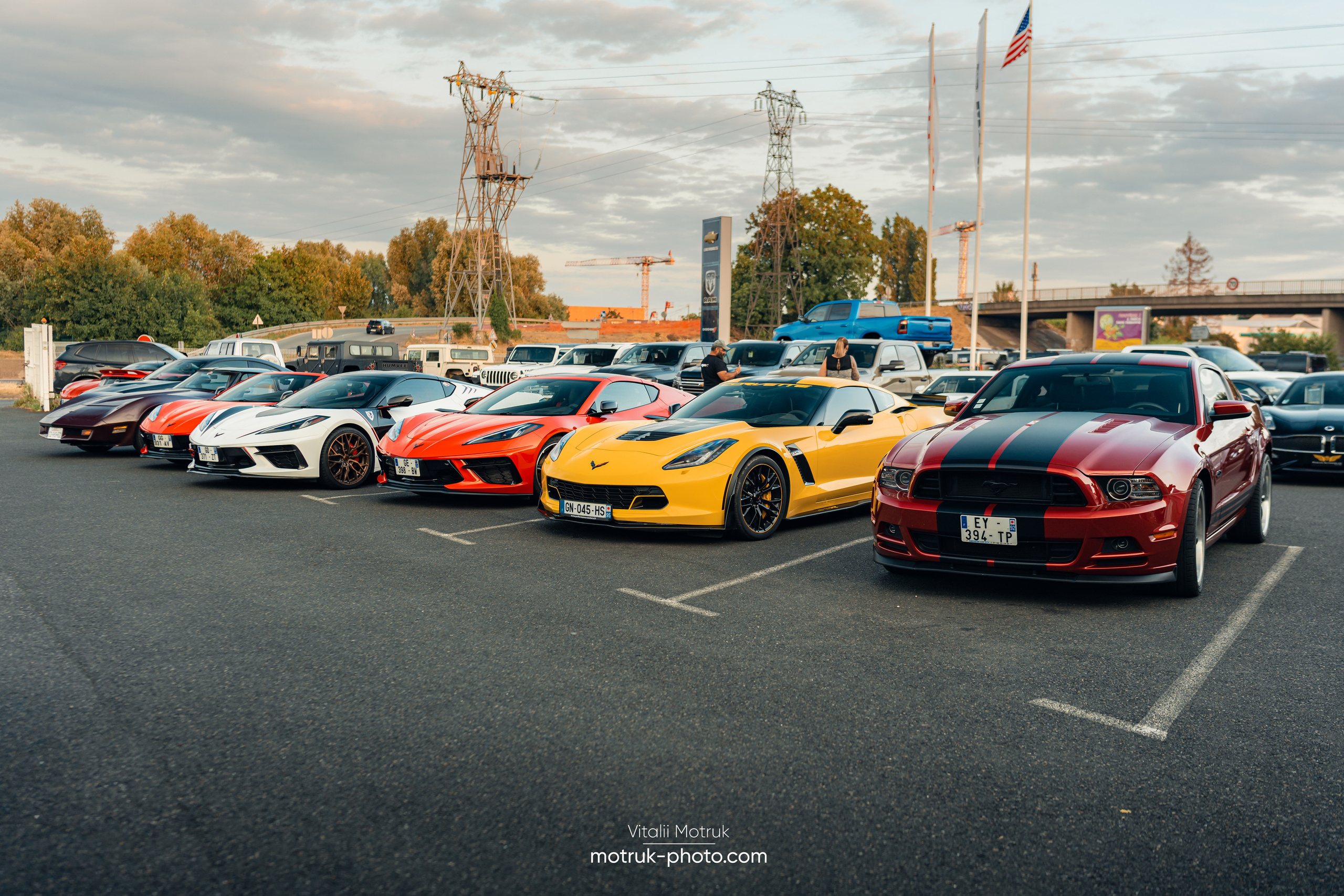 Rassemblement Passion Automobiles. Photographe de voitures à Paris — Vitalii Motruk
