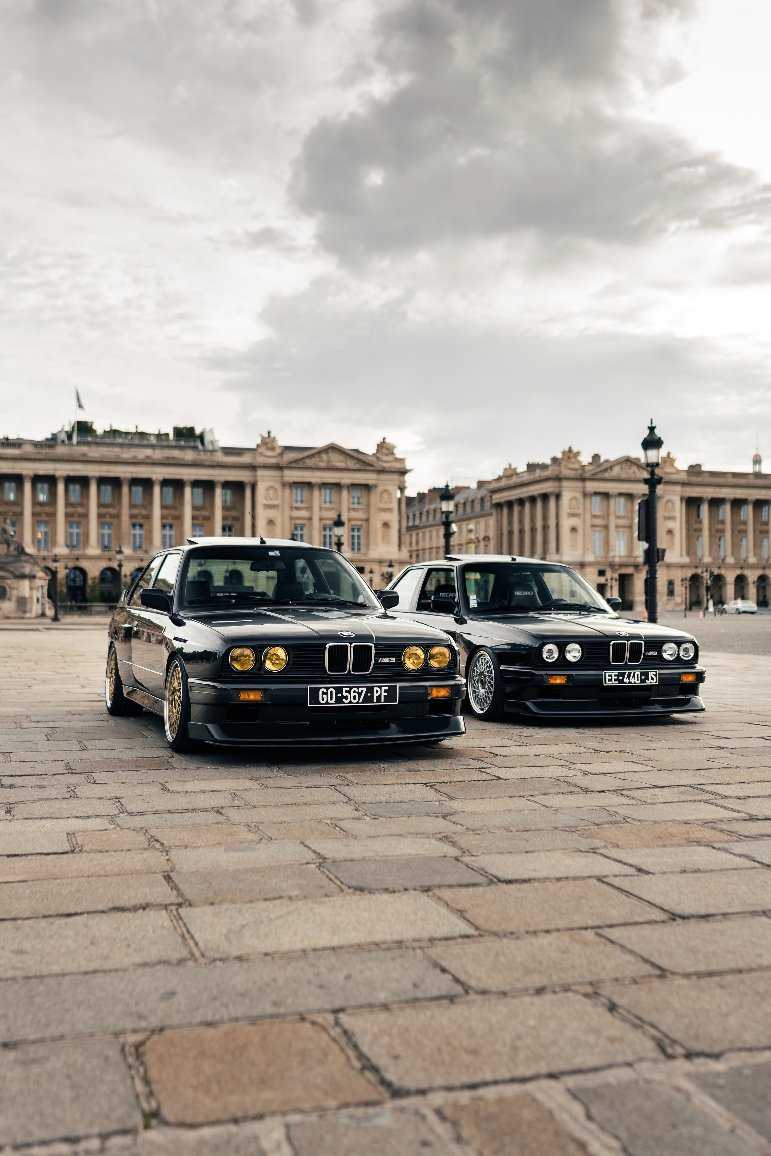 Two BMW M3 E30. Photographe de voitures à Paris — Vitalii Motruk