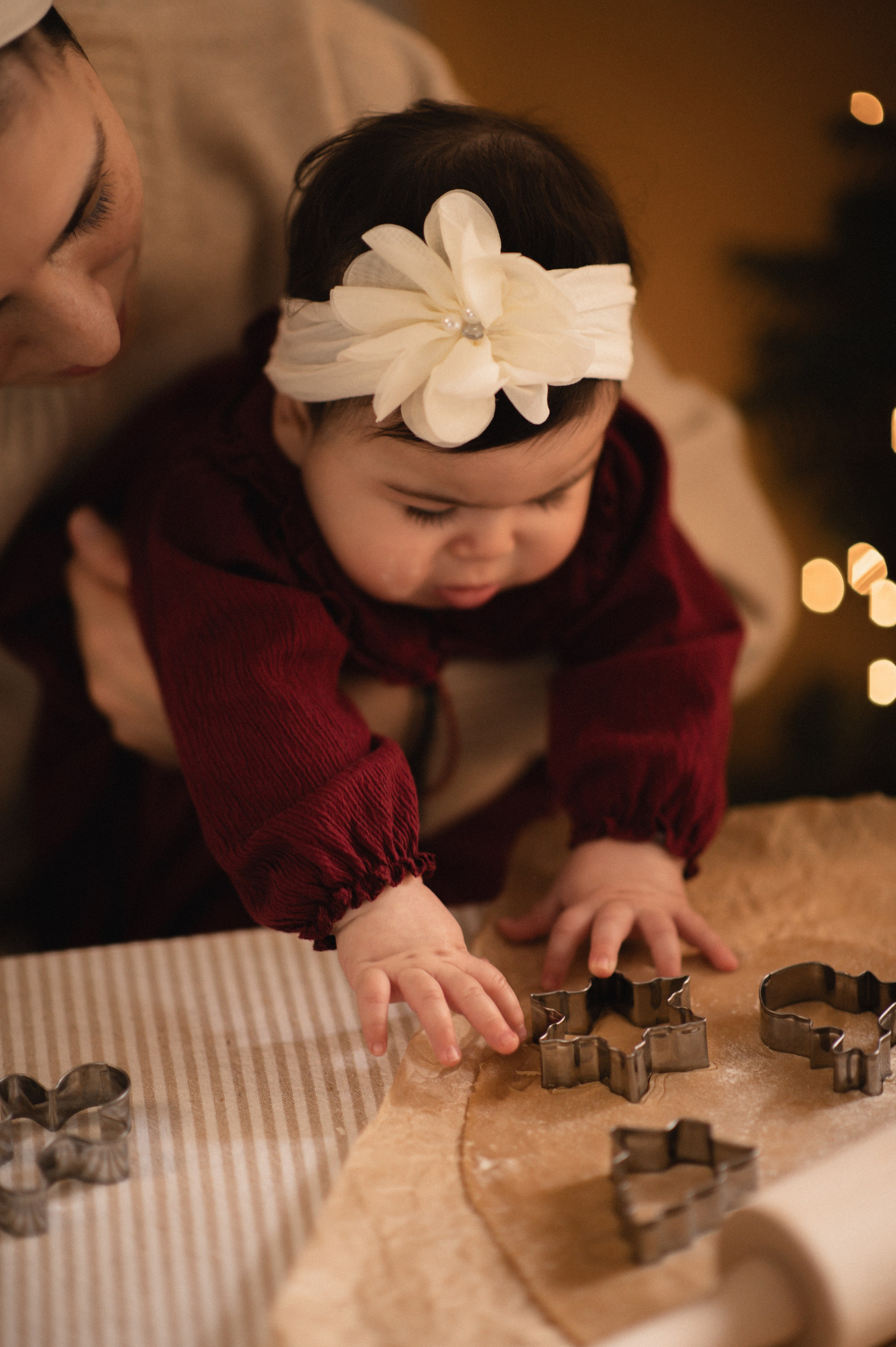 First Christmas. Family, children, portrait, and event photography in Thessaloniki