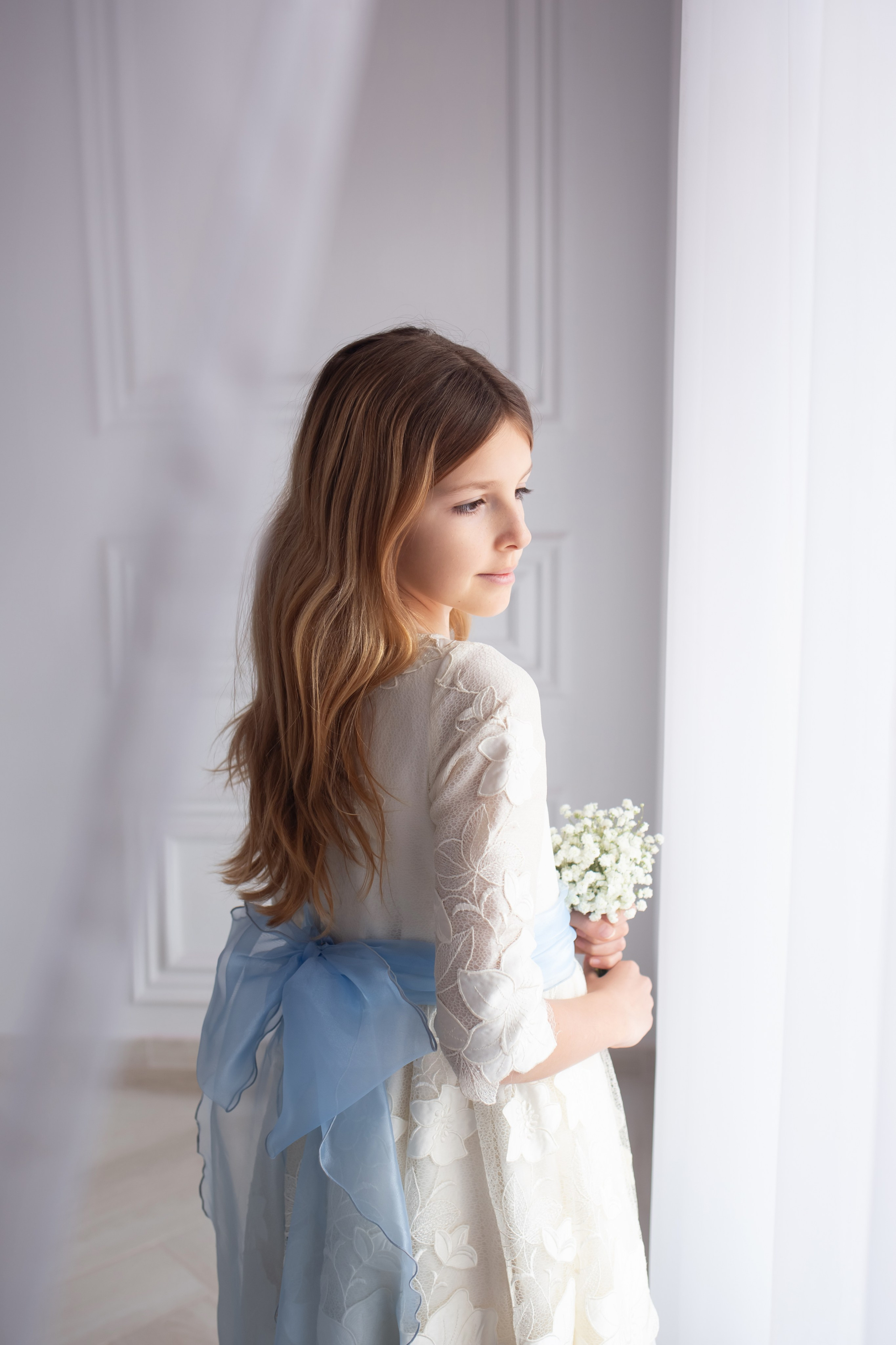 Comunión en el estudio. Fotógrafa profesional en España