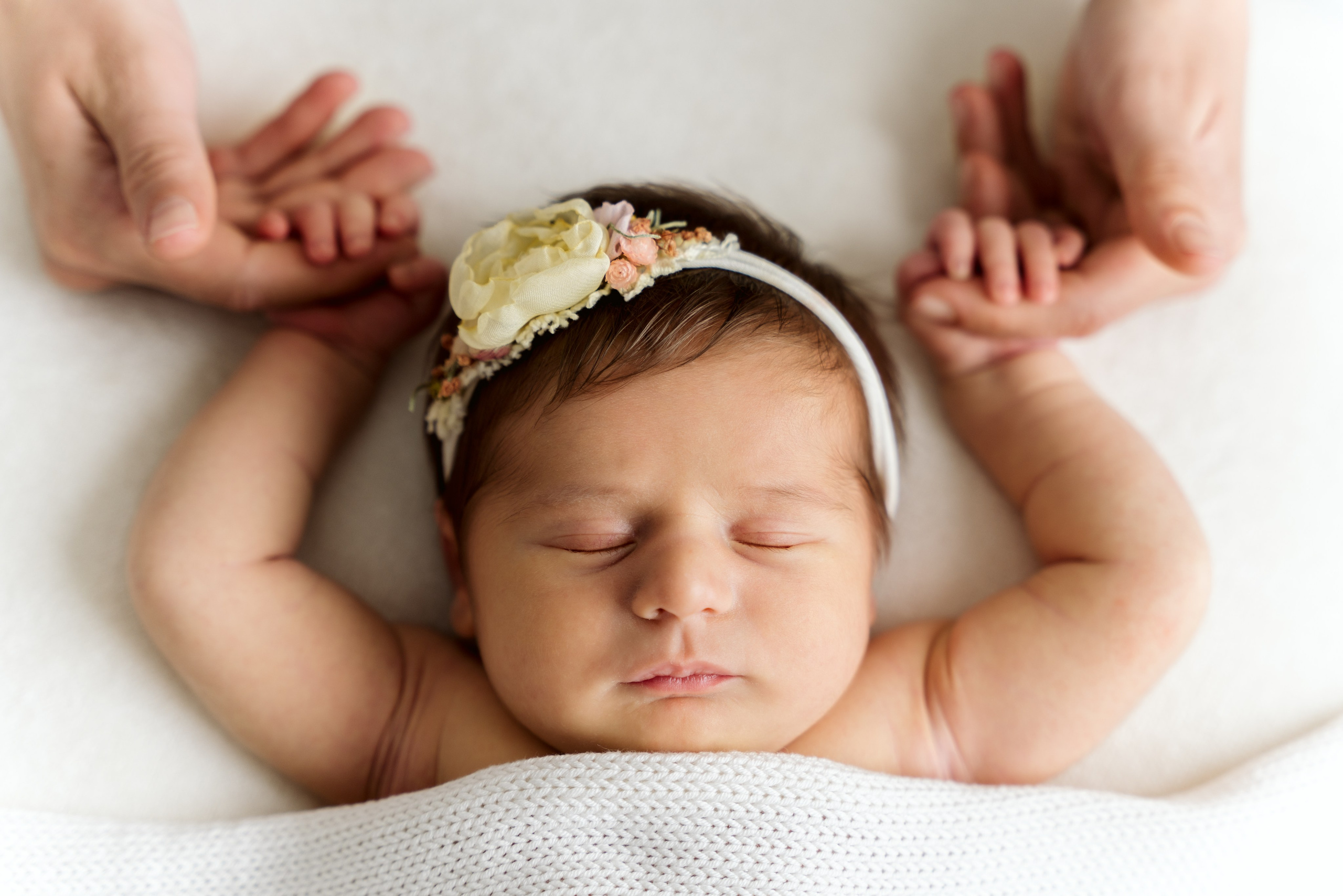 Newborn. Svitlana Miahka fotografa a Genova