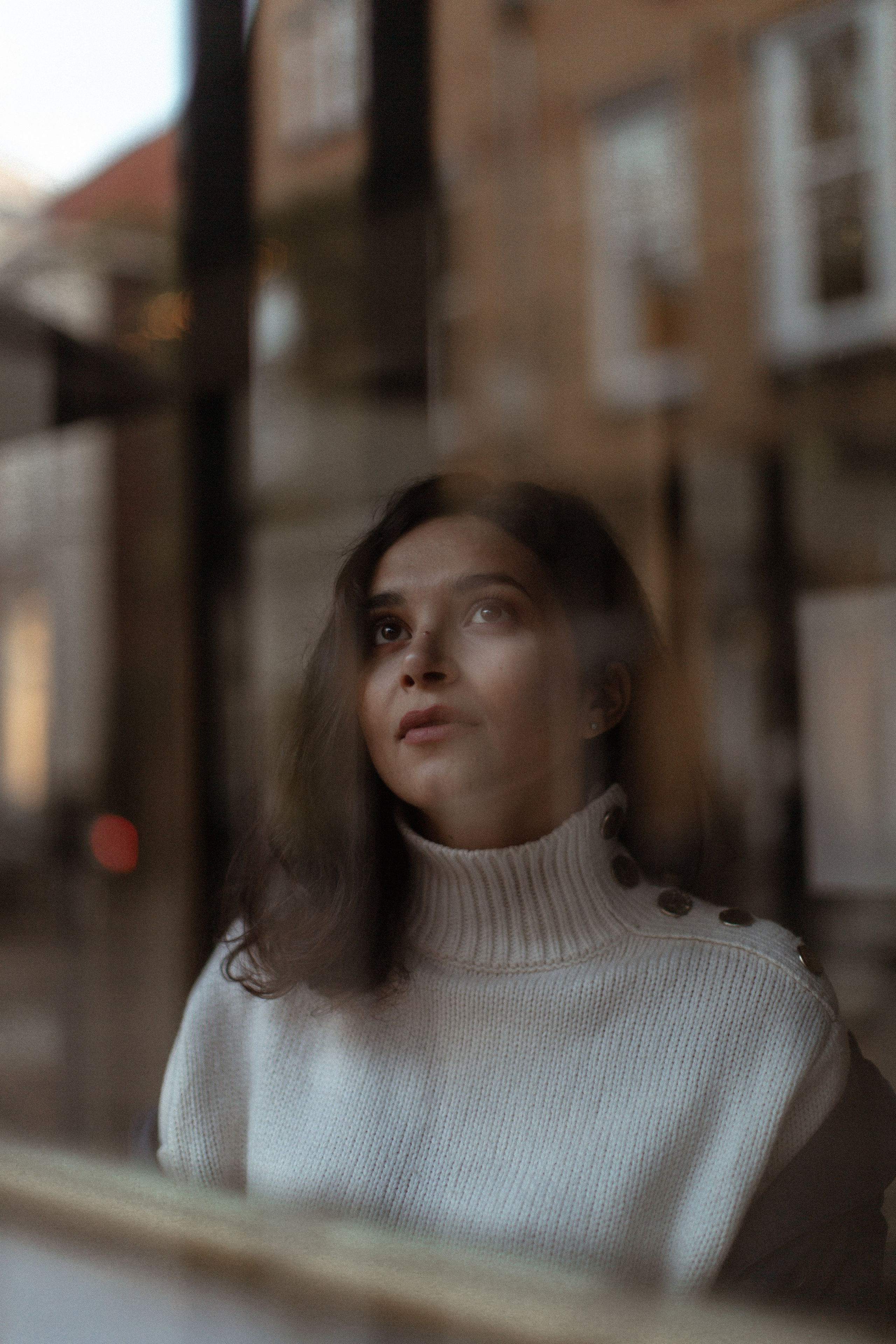 Take away coffee walk. True self