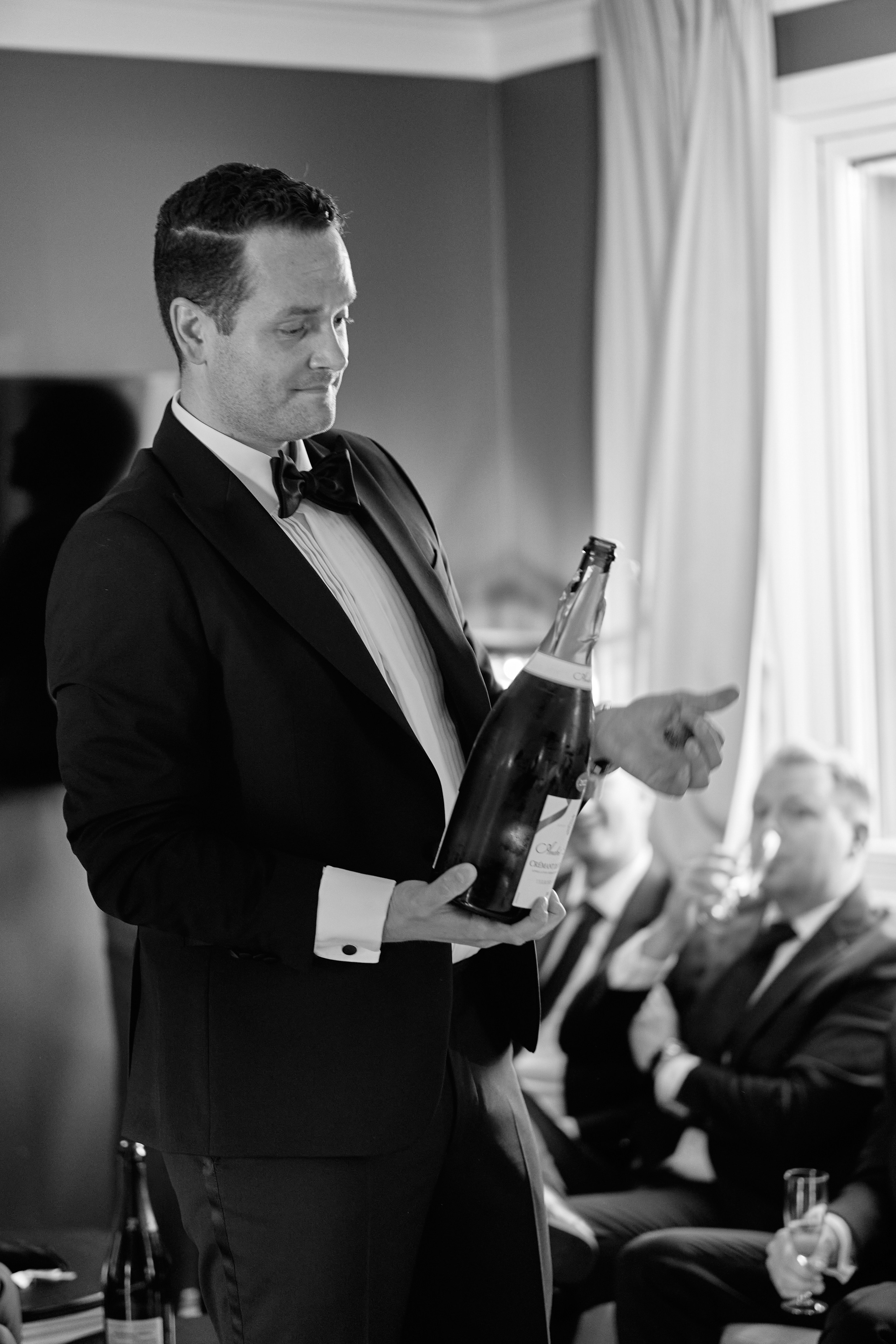 Bryllup. Foto av brudgommen 