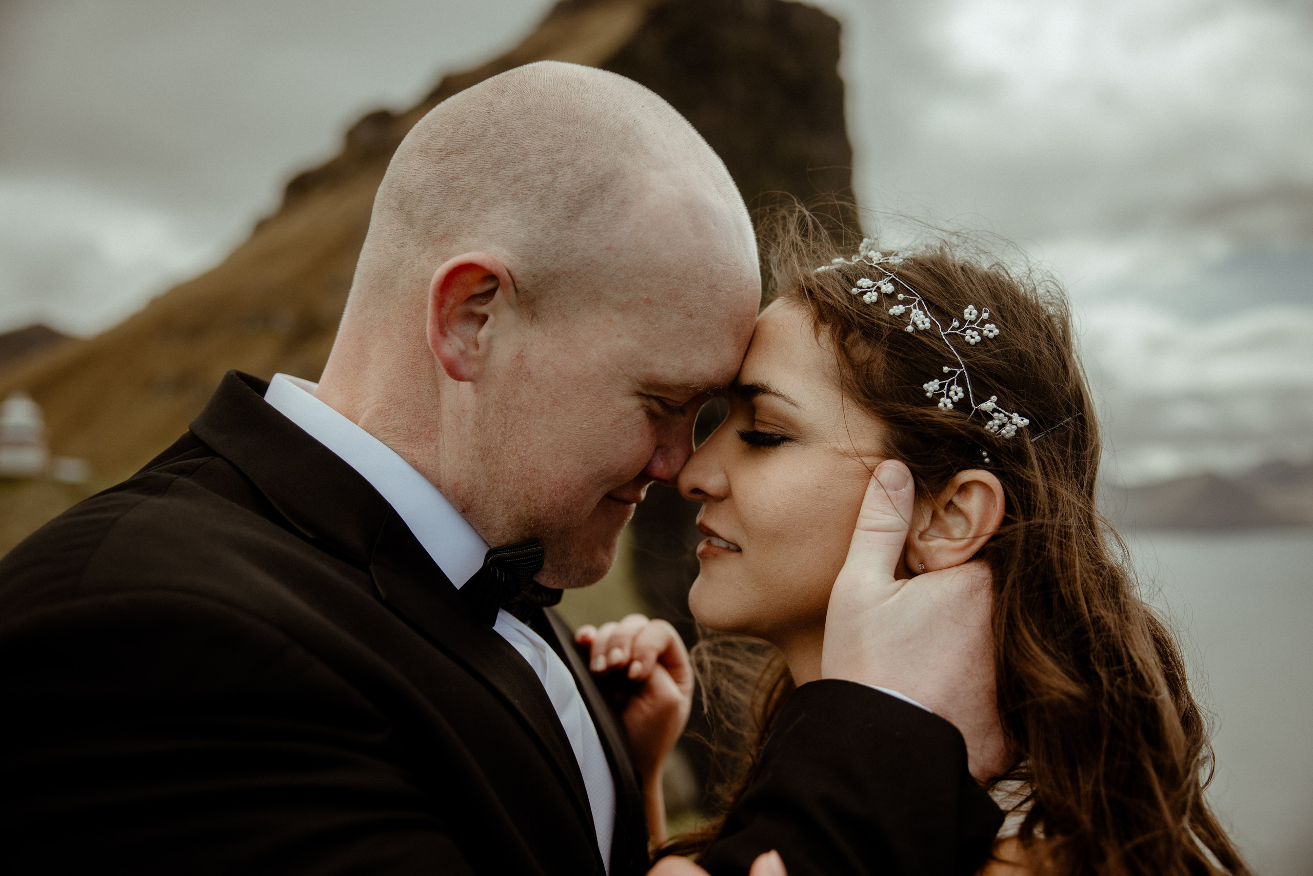 Elope at Faroe islands to celebrate 10 years anniversary. Iceland elopement photo and video | Nikolaichik Photo