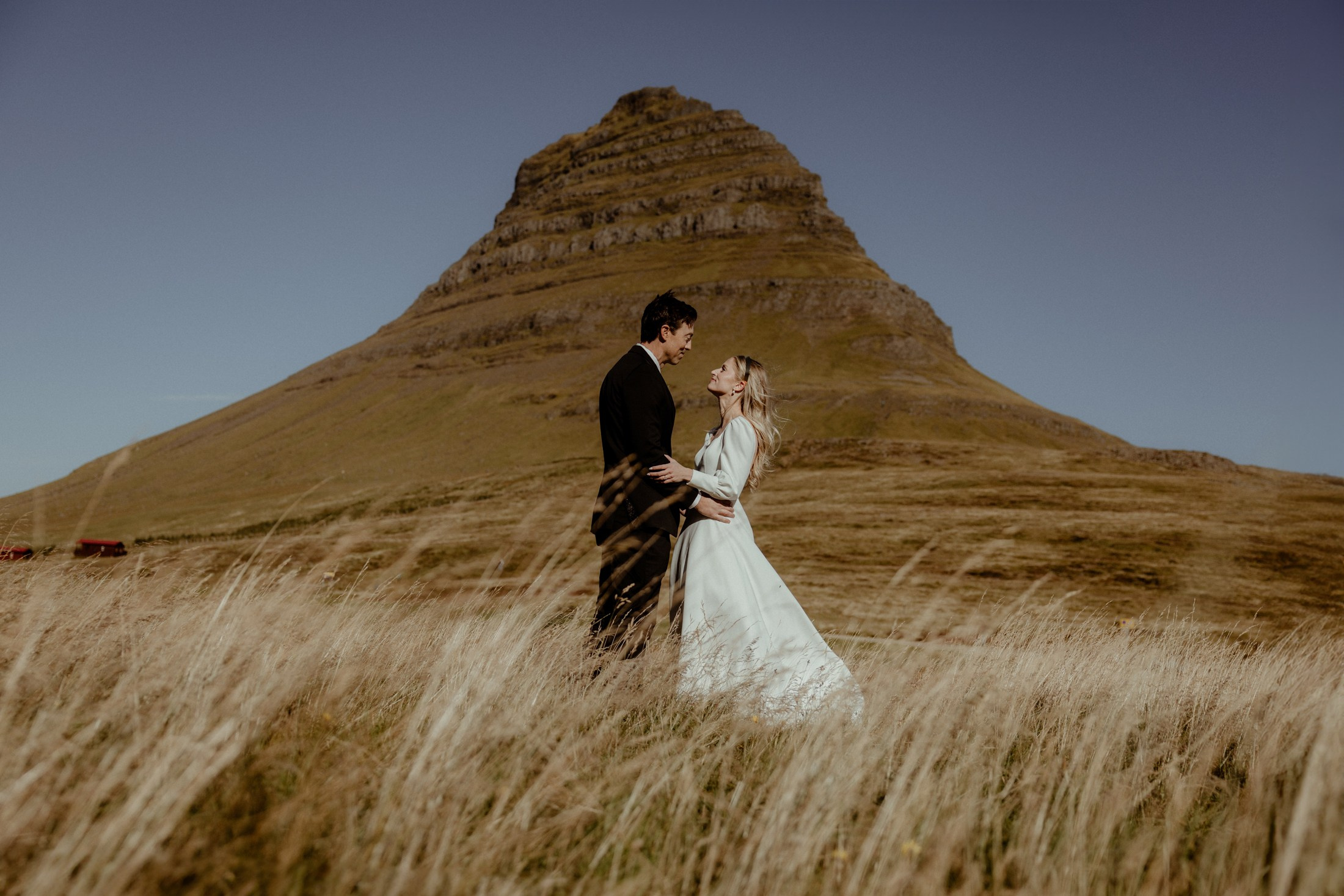 Iceland elopement at Budir Black Church | Snæfellsnes wedding by Iceland elopement photographer & videographer. Iceland elopement photographer & videographer
