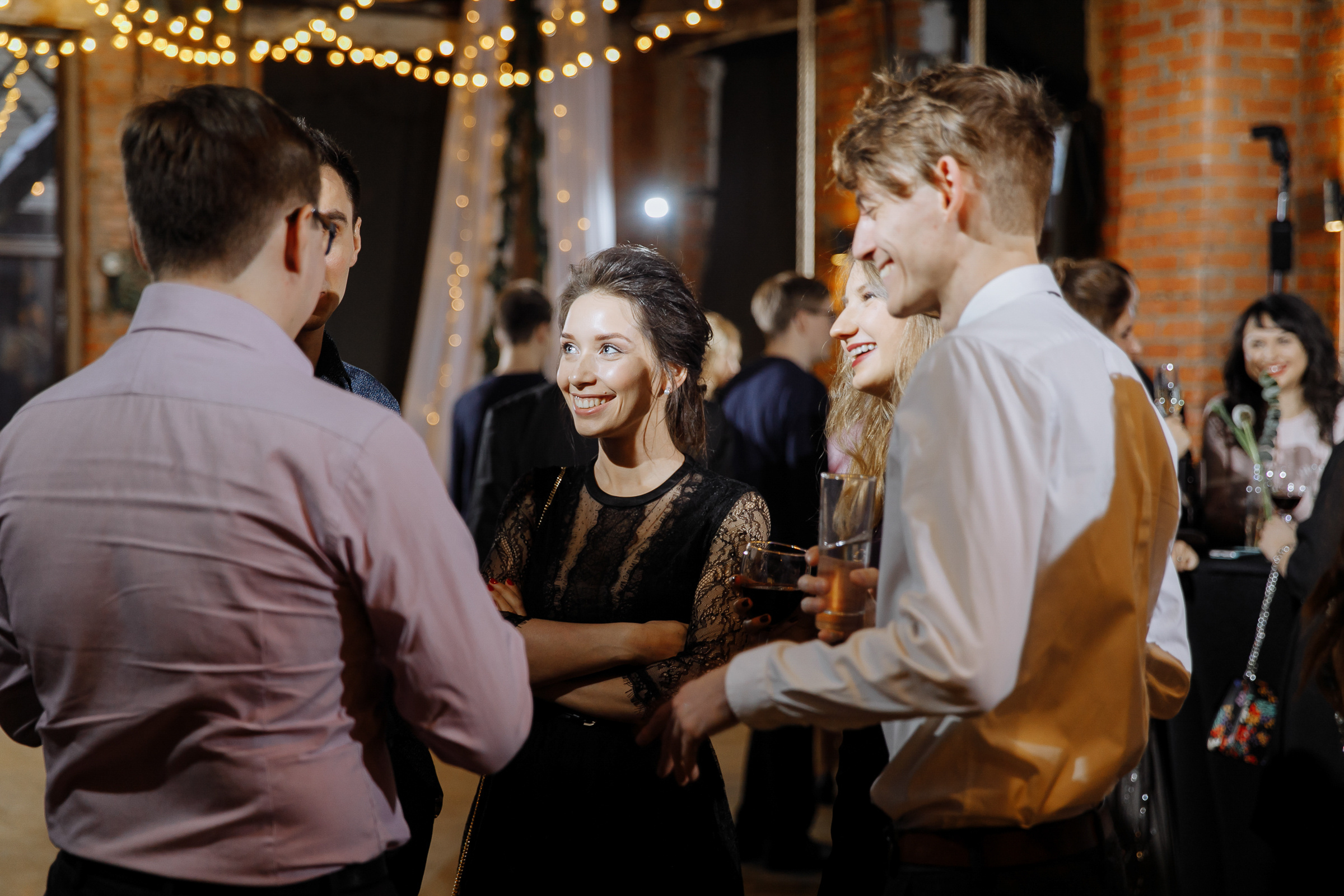 Guests before ceremony, by Tanya Bogdan, Bude wedding photographer.  