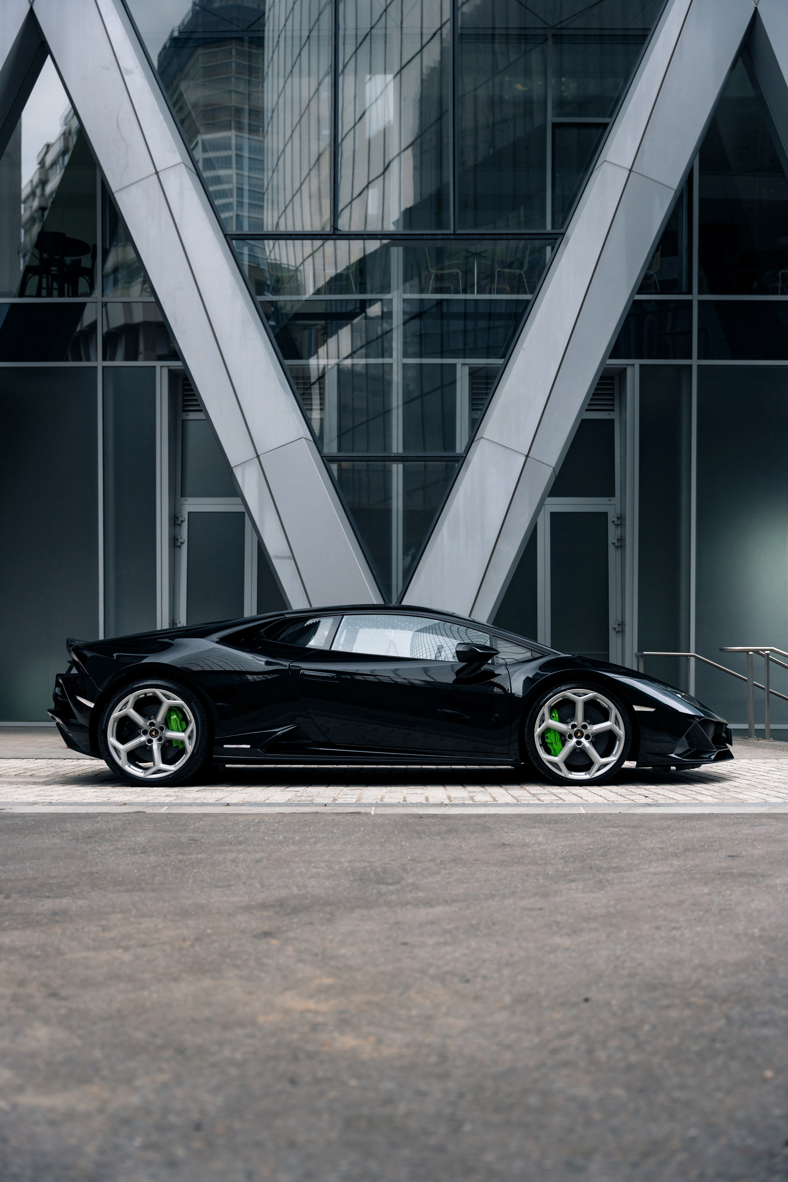 Lamborghini Huracan Evo. Photographe de voitures à Paris — Vitalii Motruk