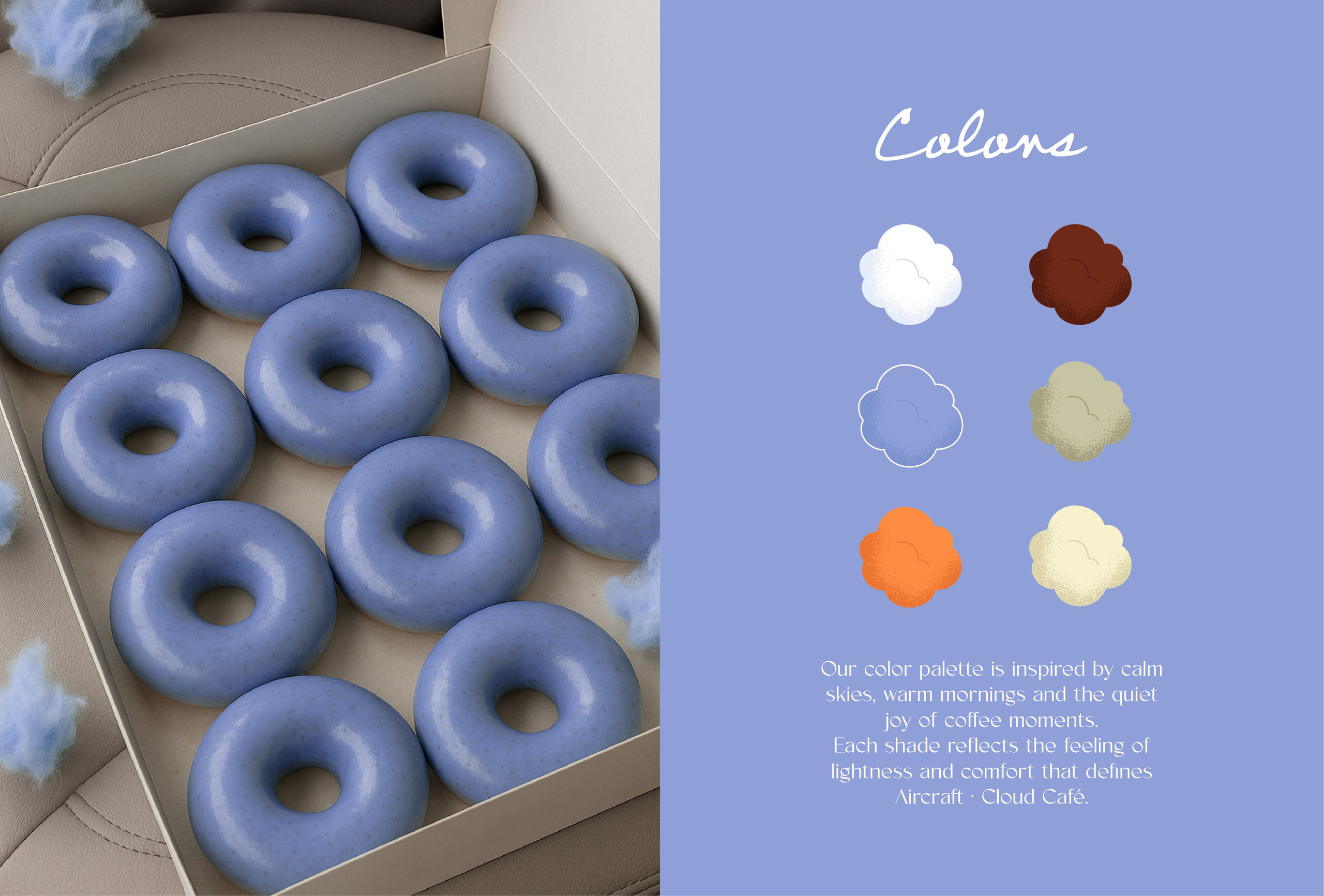 Aircraft Cloud Cafe. Helen Reveur | Illustrator & Brand Designer | Ready-Made & Custom Illustrations