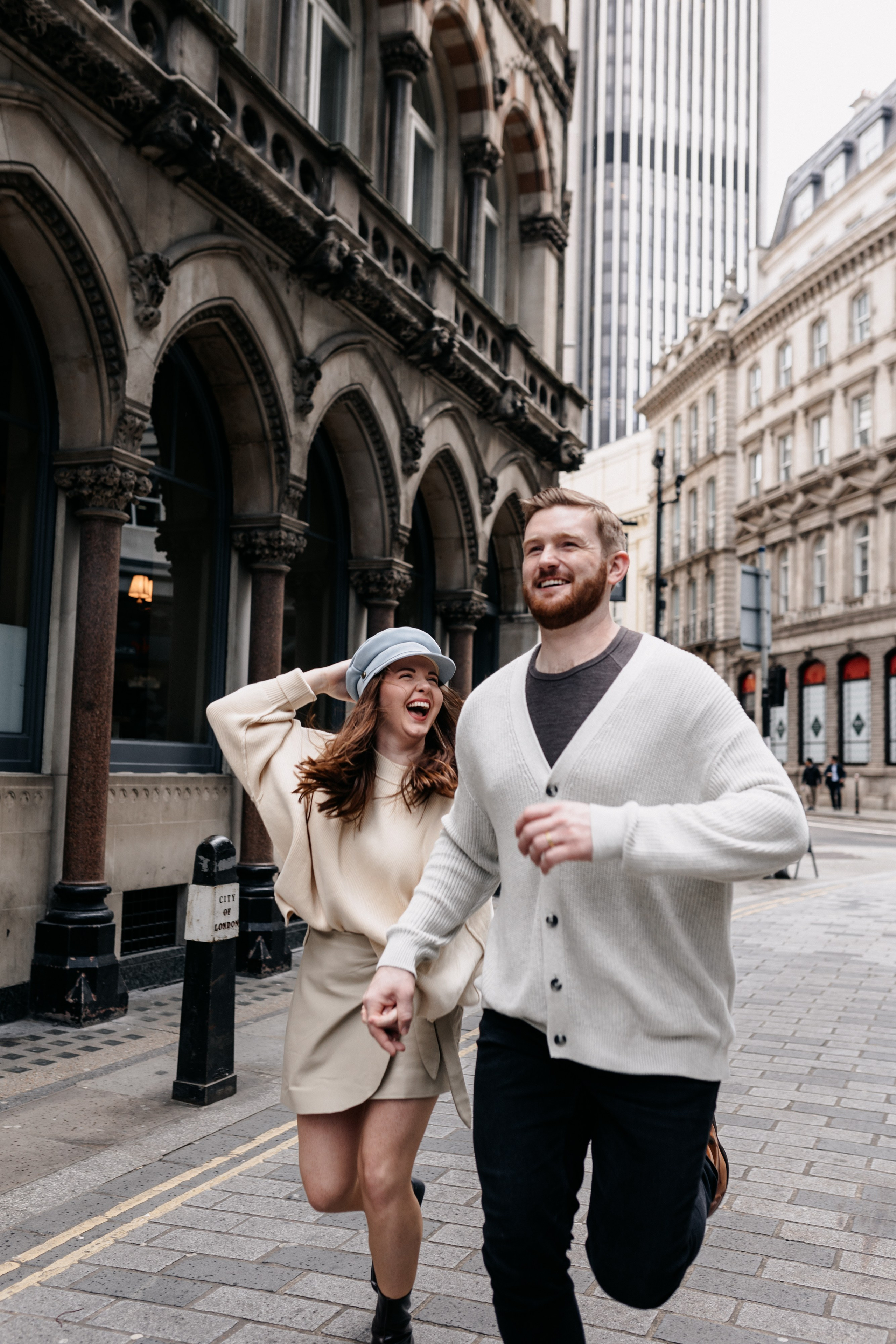 Kenna + Rob (Leadenhall Market + London City). LondonPhotoStory — Vacation Photographer in London