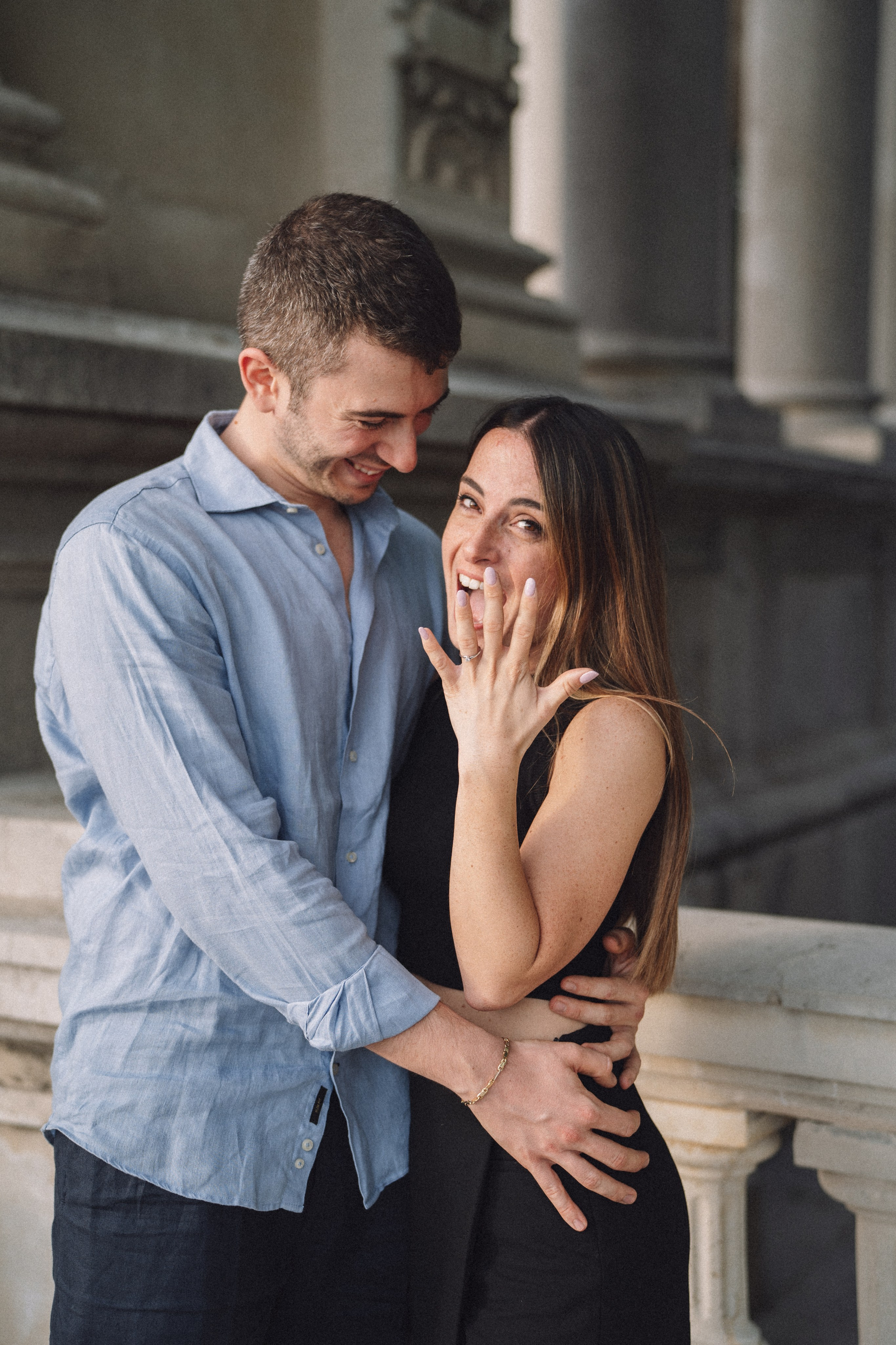Sesiones de fotos de propuesta de matrimonio en Madrid. Fotógrafo en Madrid, España. Alyona Belyaninova