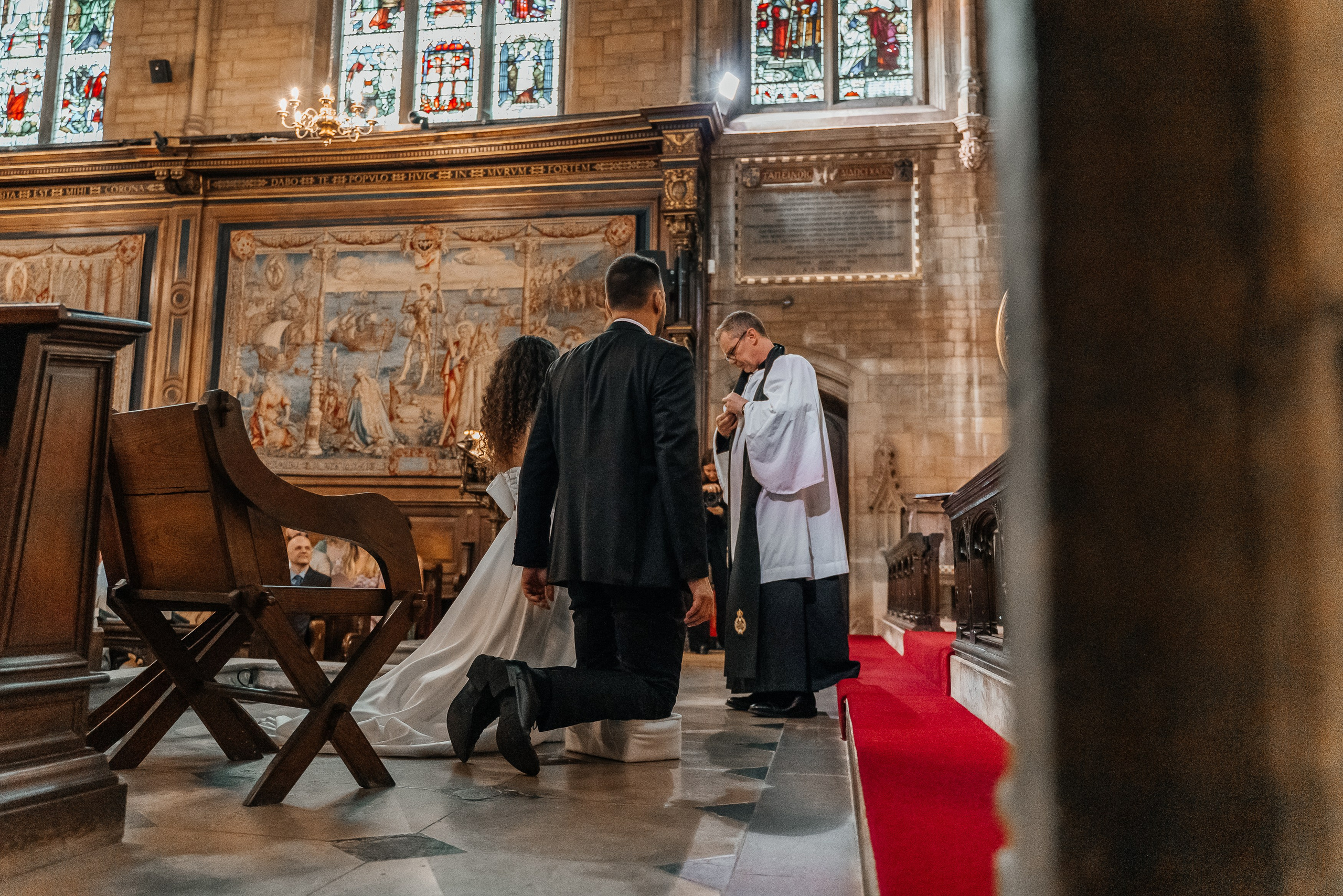 Wedding ceremony at The Lower chapel in Eton, Wedding in Eton, wedding photographer in Eton, wedding photographer in Eton