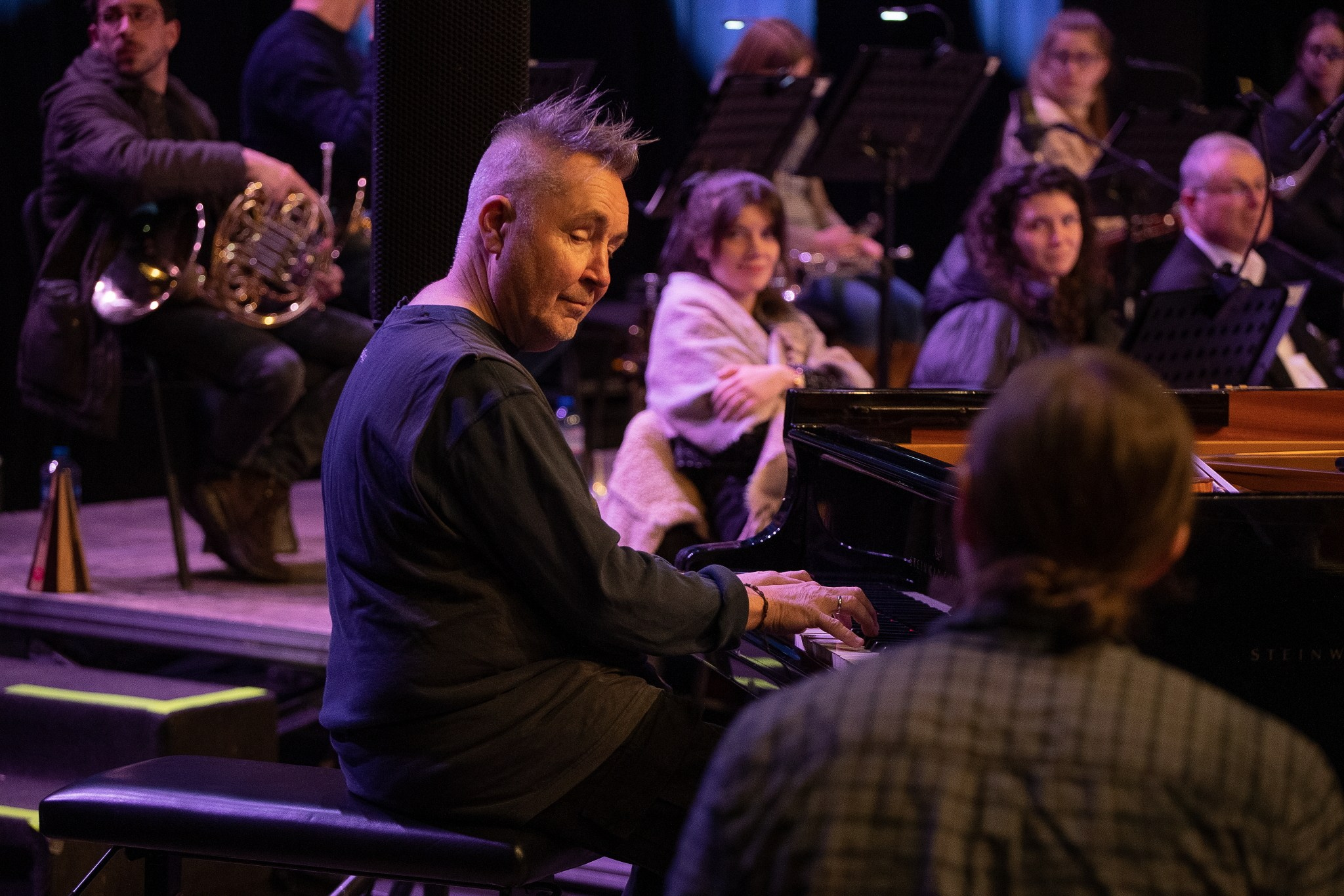 Найджъл Кенеди и Георги Андреев — репетиция и концерт в София, 13.02.2025. Александър Сандев - личен сайт на фотографа