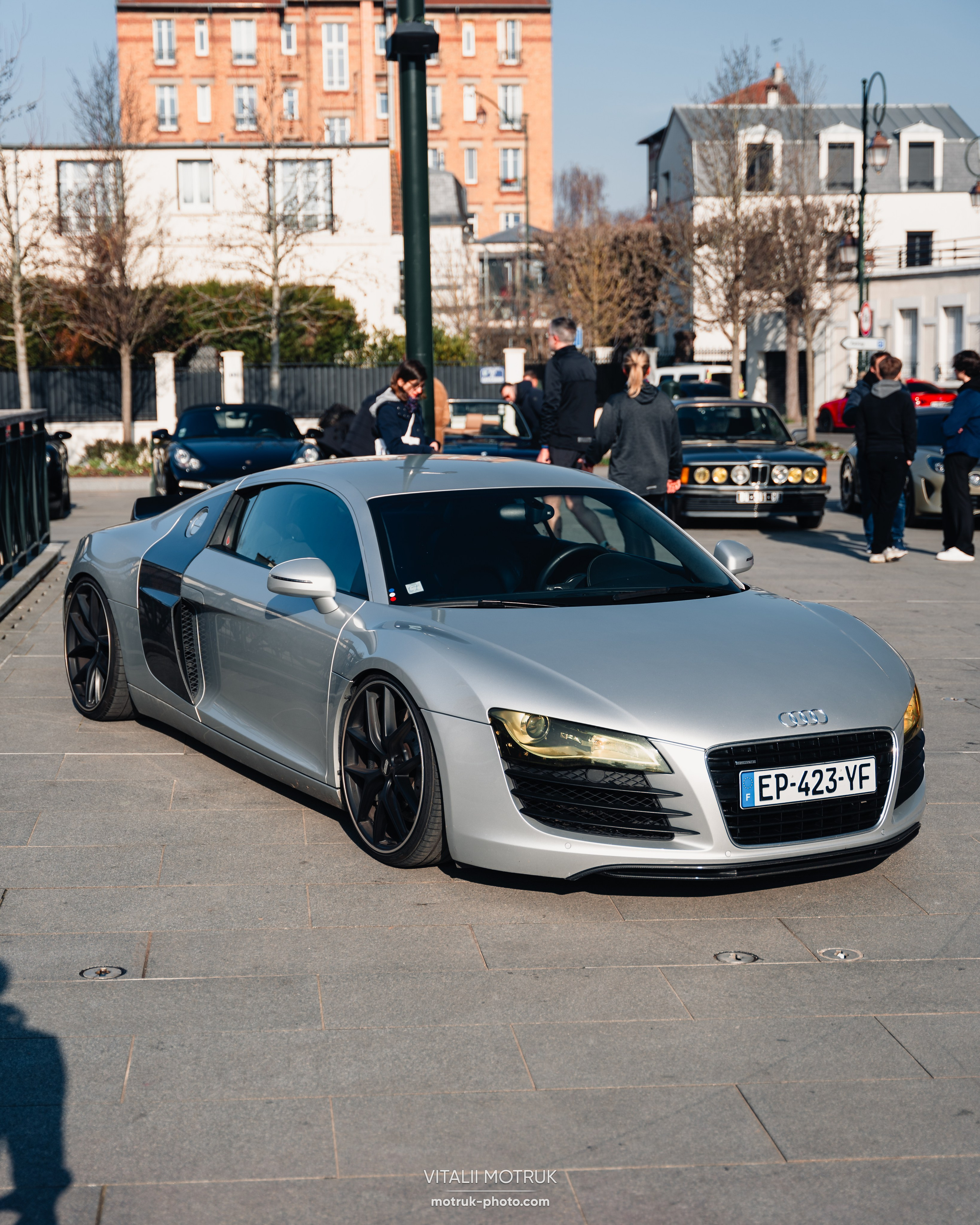 Rassemblement Colombes 16 fevrier 2025. Photographe de voitures à Paris — Vitalii Motruk