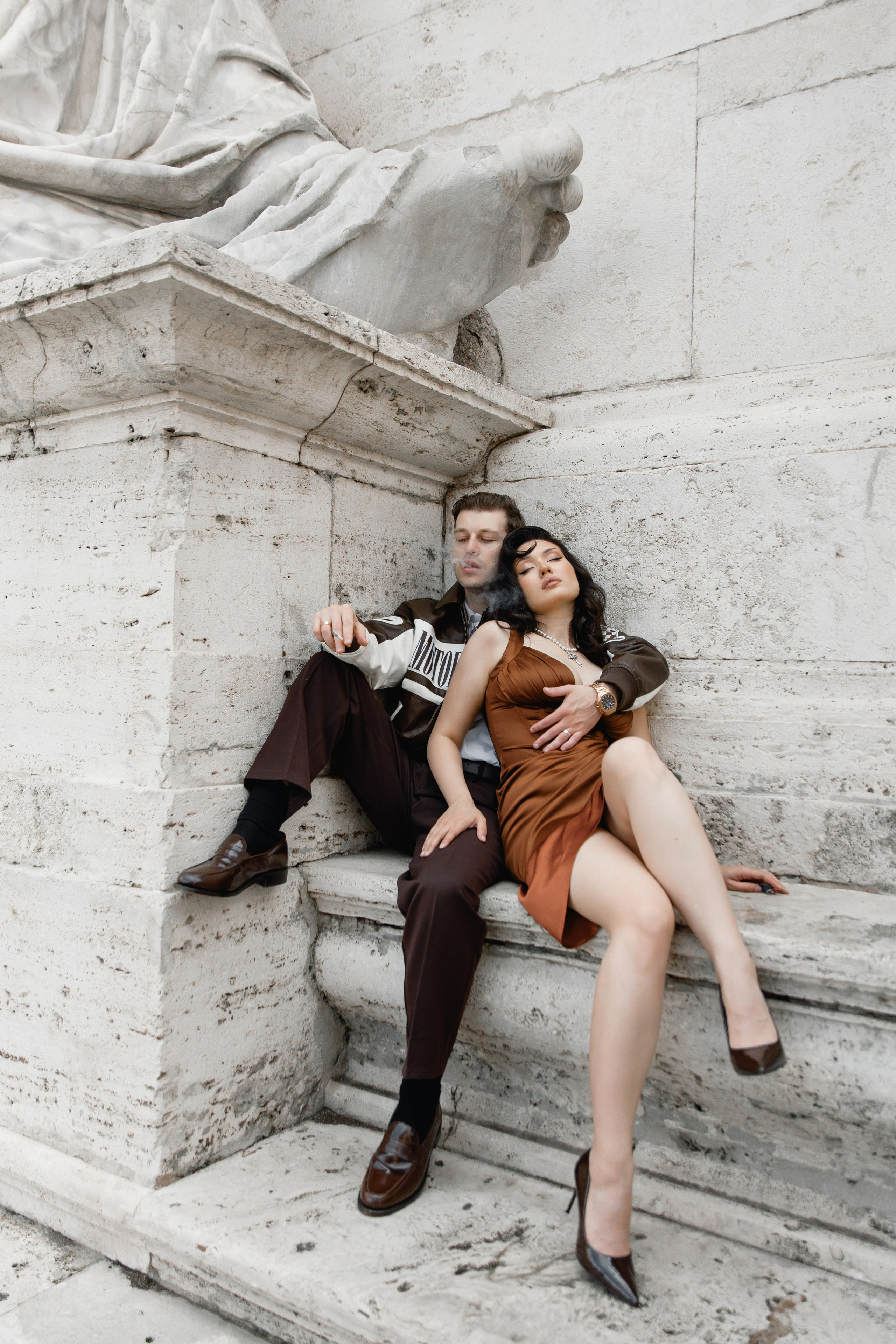 Arina & David. Wedding Photographer Rome Tuscany Como Sicily Puglia Amalfy Italy- Oksana Savenchuk