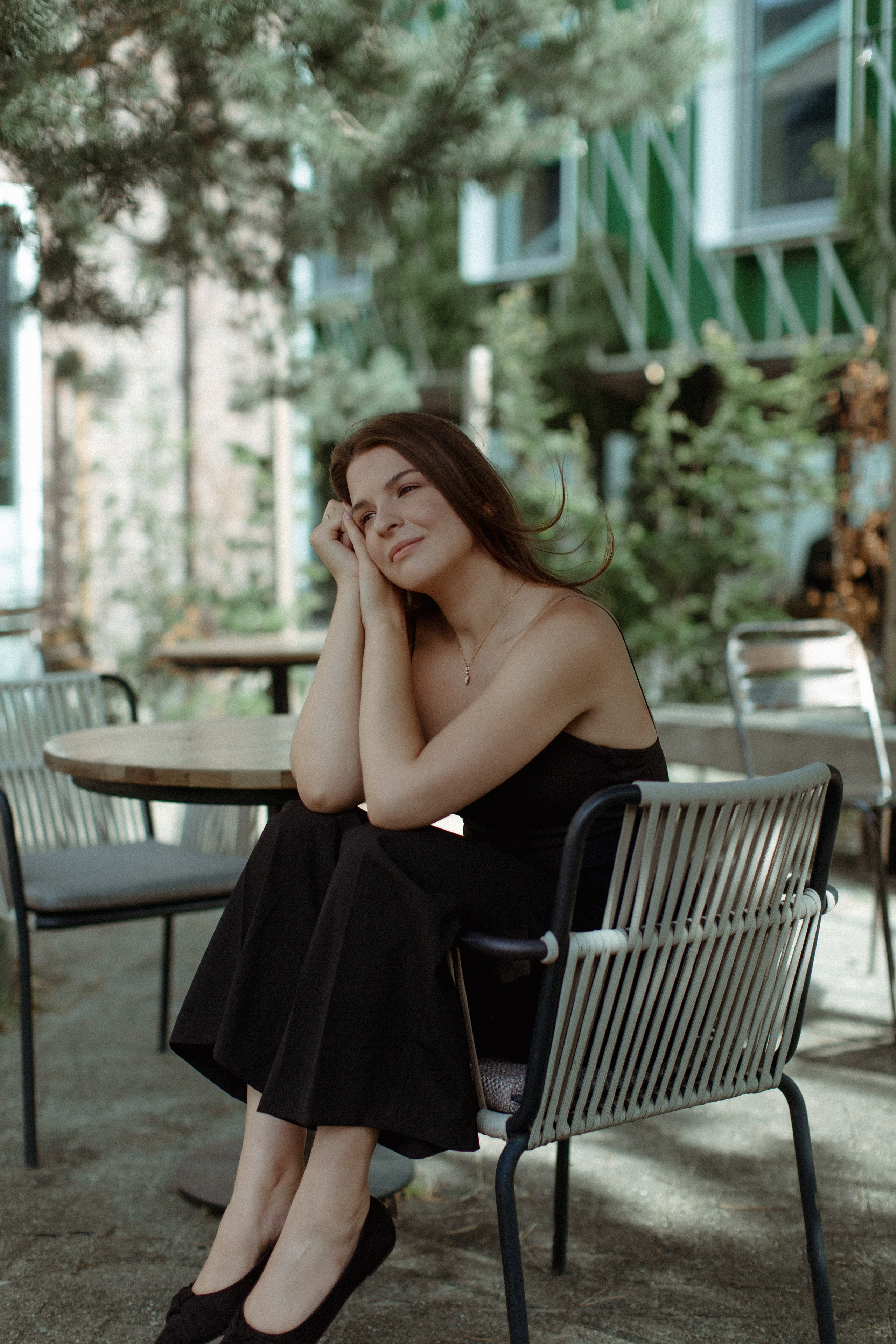 Daria. Shooting a photographer. True self