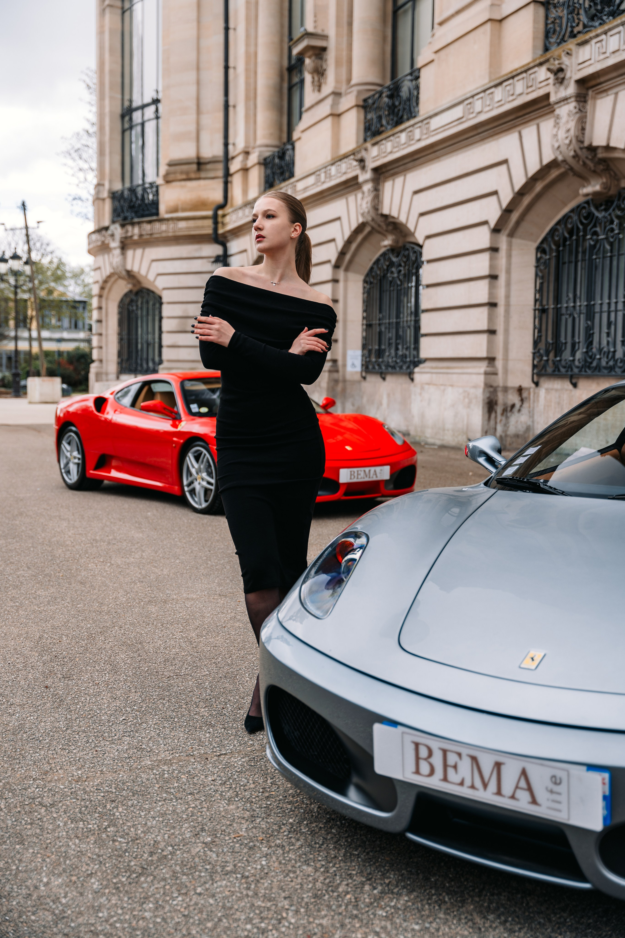 Anna x Ferrari F430. Photographer in Paris — Vitalii Motruk