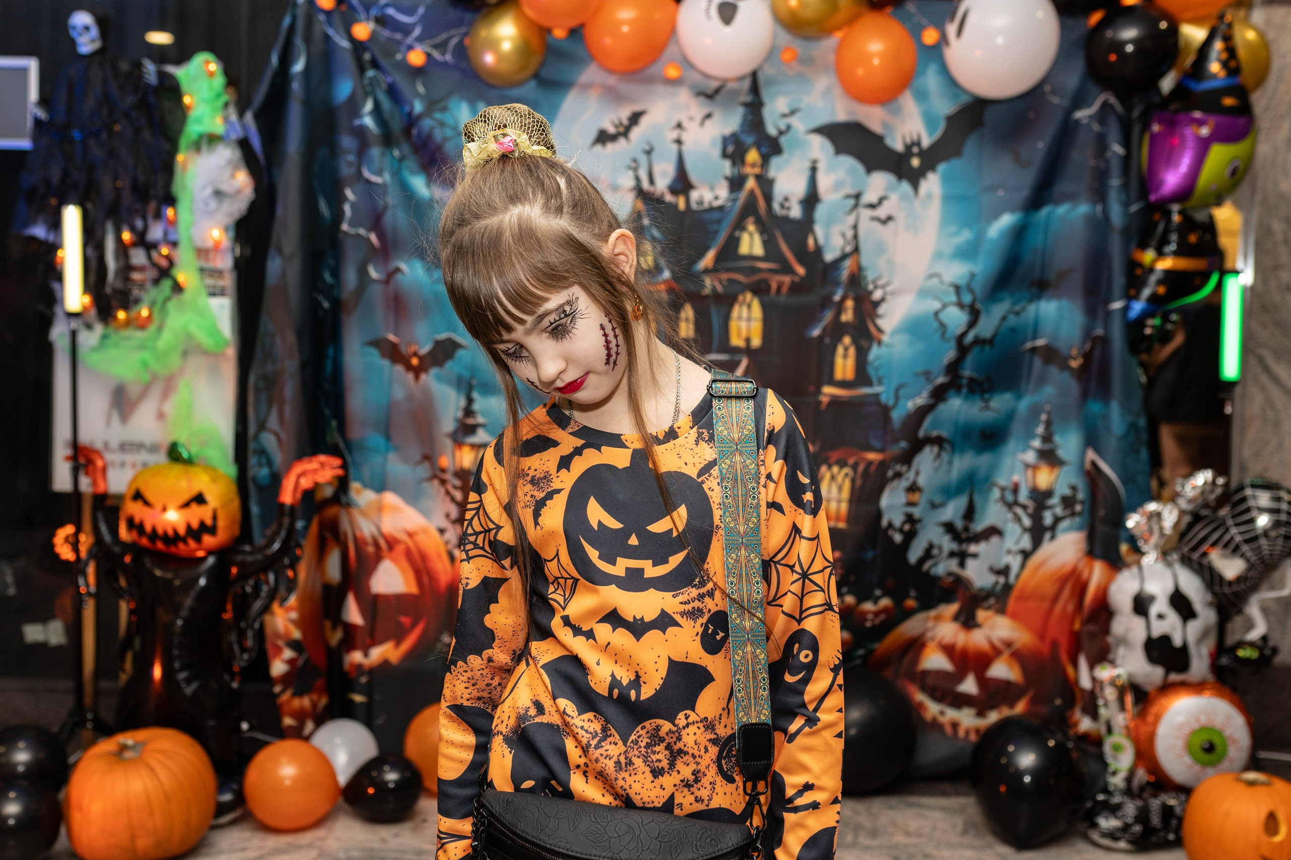 Leo dance studio Helloween 2025. Семейный и детский фотограф в Варшаве Мила Бобровская