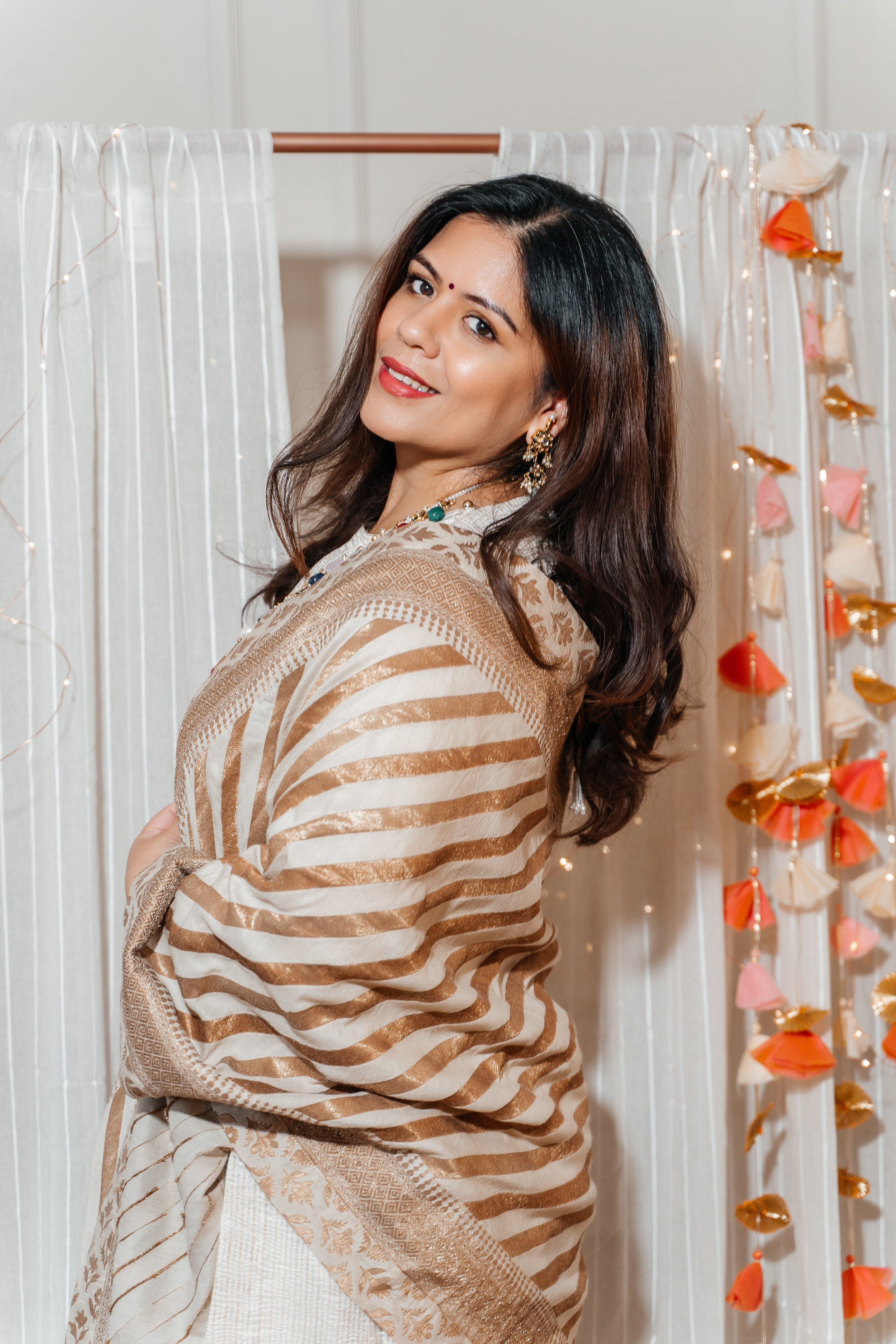 A photo shoot in a house in London