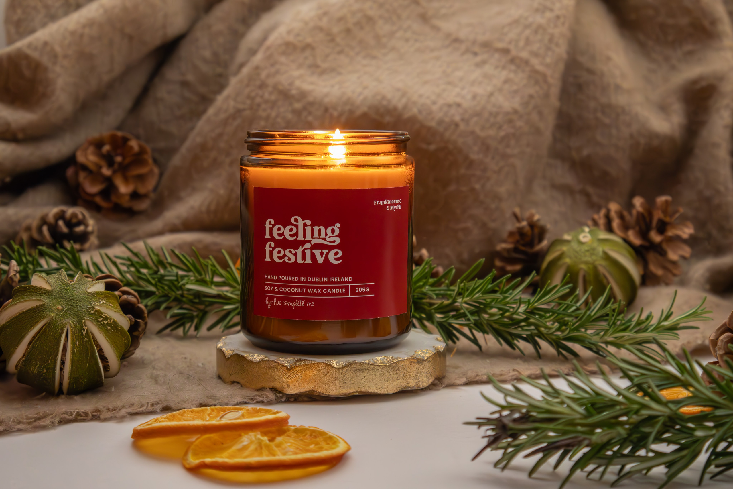 Hue Compele Me Festive Candles. Create with Twila