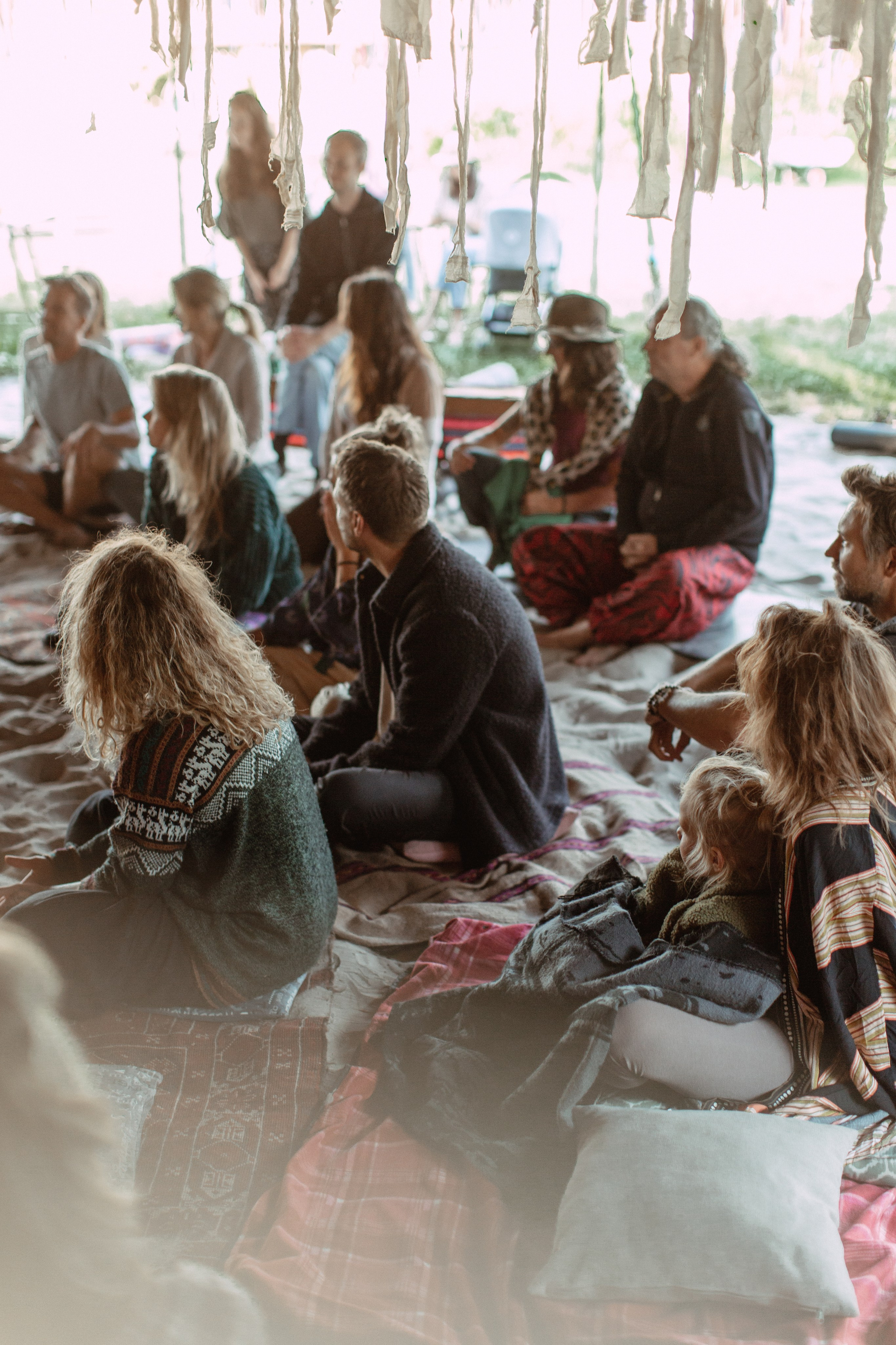 Reportage in camping. True self