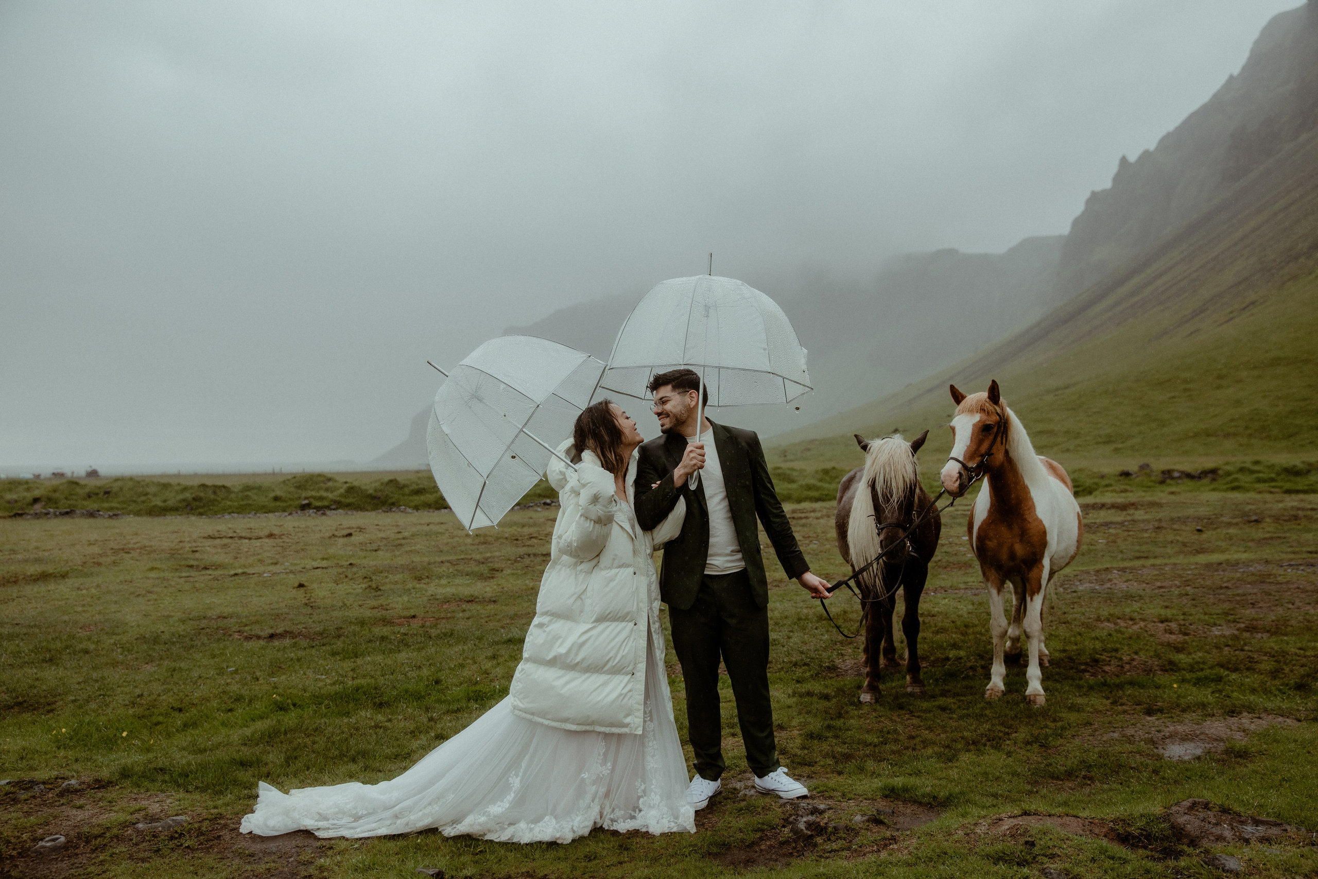 Elopement at Kvernufoss Waterfall. Iceland elopement photo and video | Nikolaichik Photo